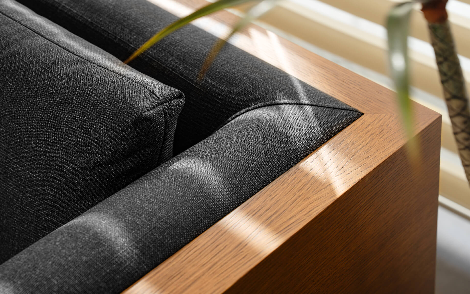 Hidden Three Seater Sofa Fabric