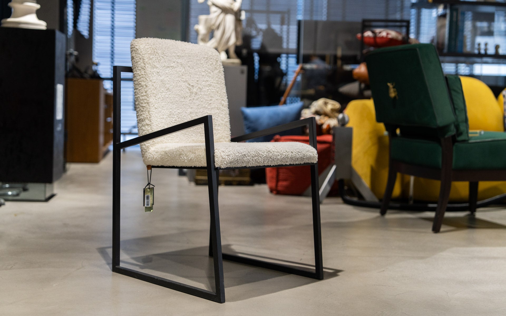 Famed Chair Plush Fabric