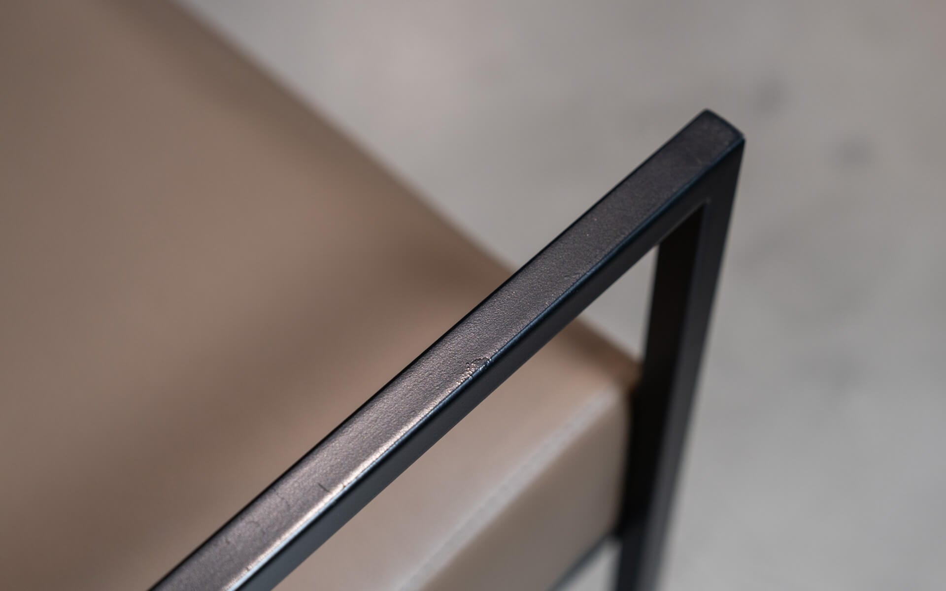 Rec Armchair, Mink Faux Leather (Display)