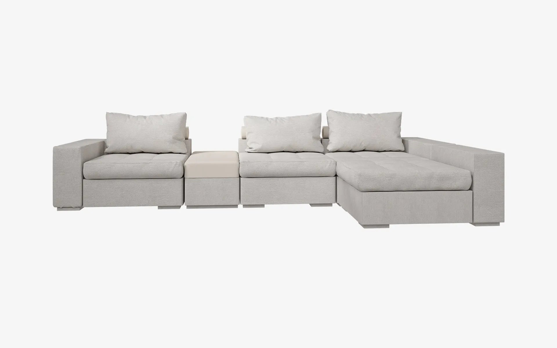 Arthur Corner Sofa White