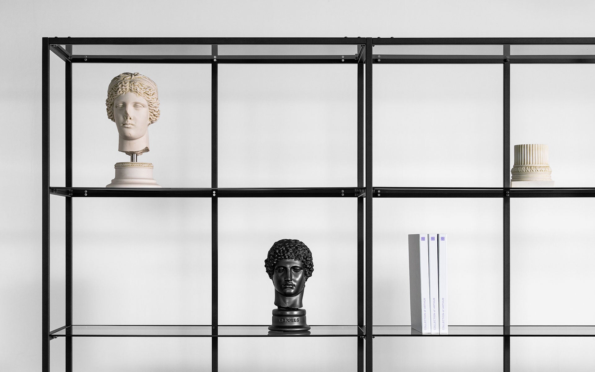 Hermes Büst Siyah Büyük