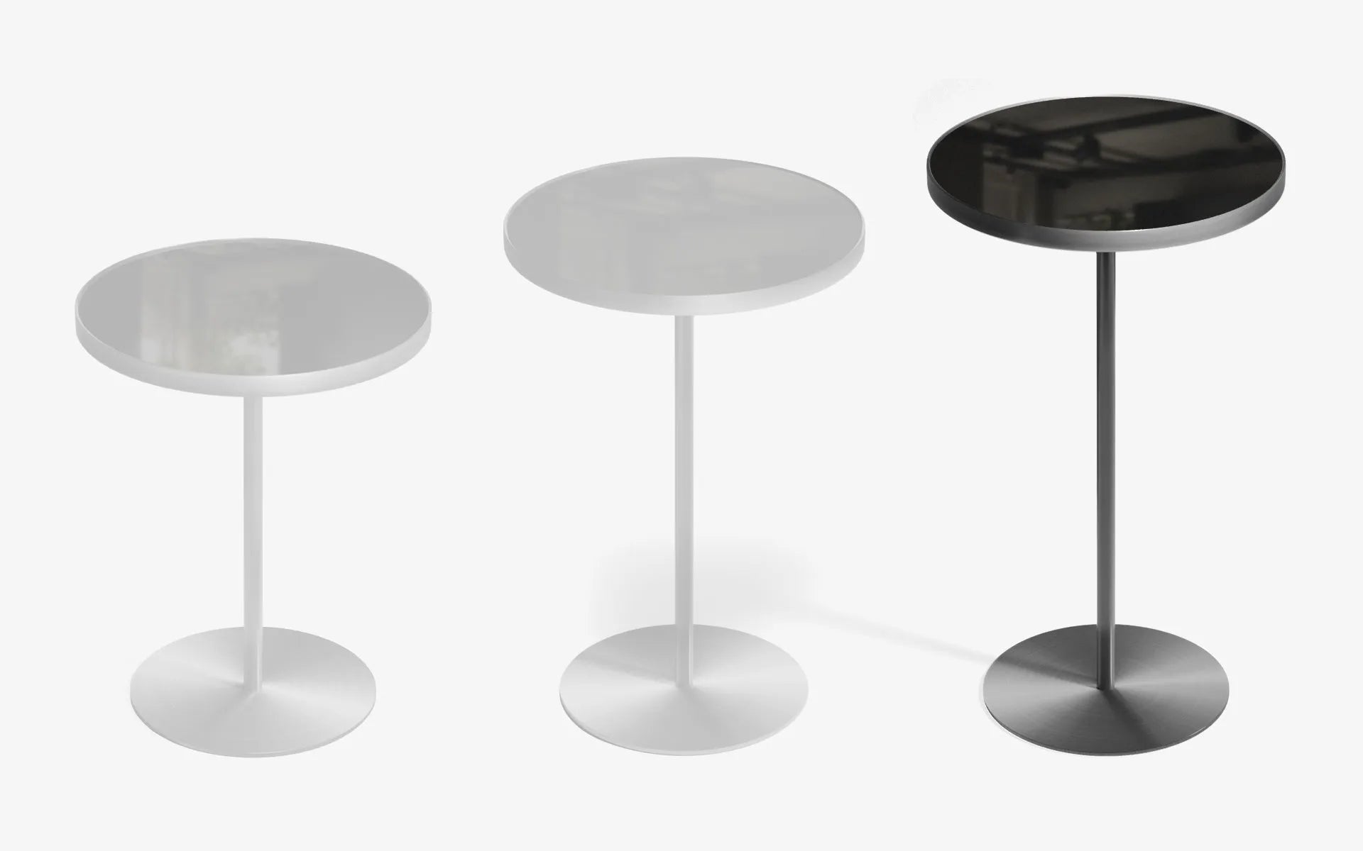 BASIC Self Yan Sehpa Füme Ayna Satine Krom 60 cm | lagu