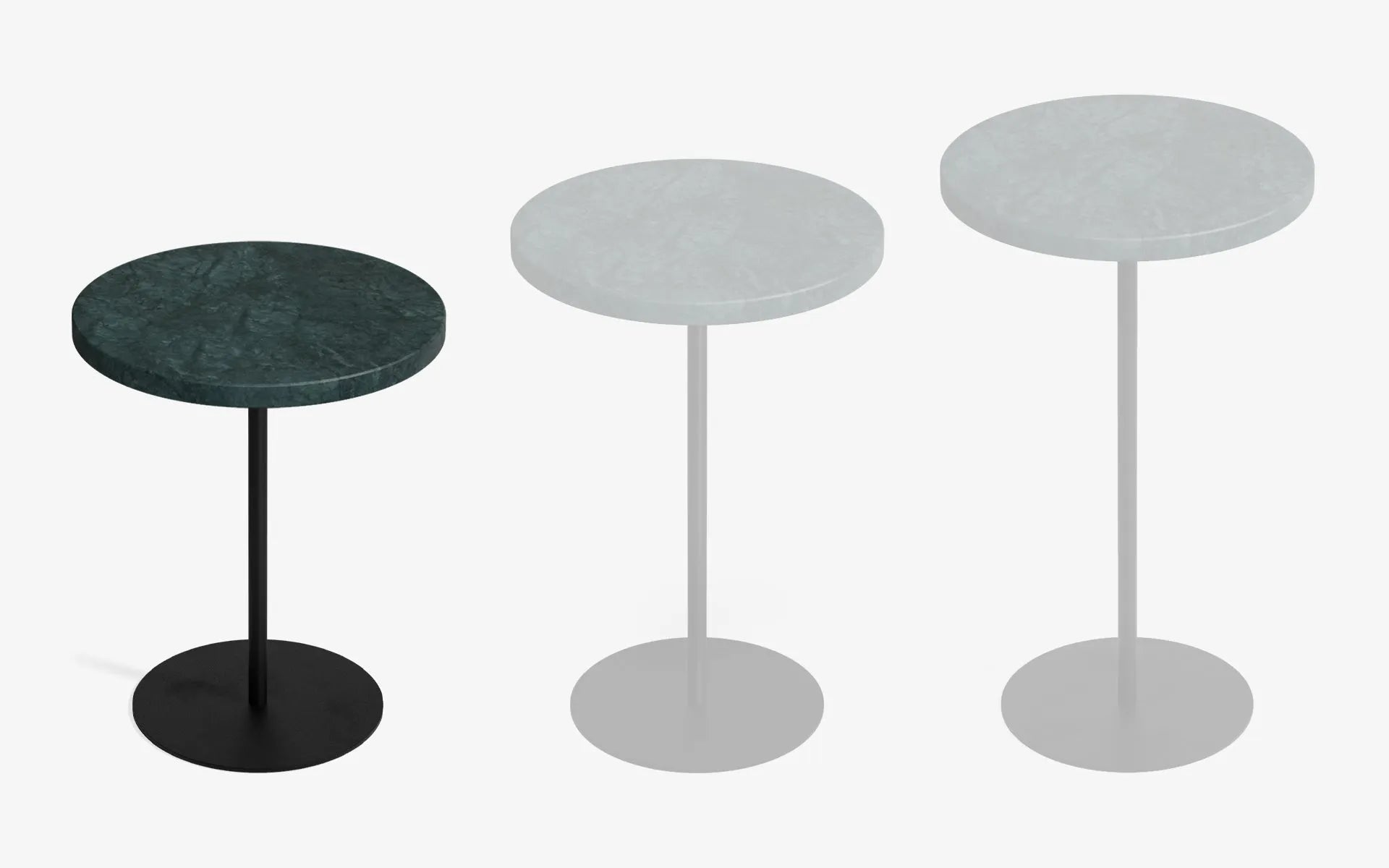 BASIC Yan Sehpa Rainforest Gofrato Siyah 44 cm | lagu