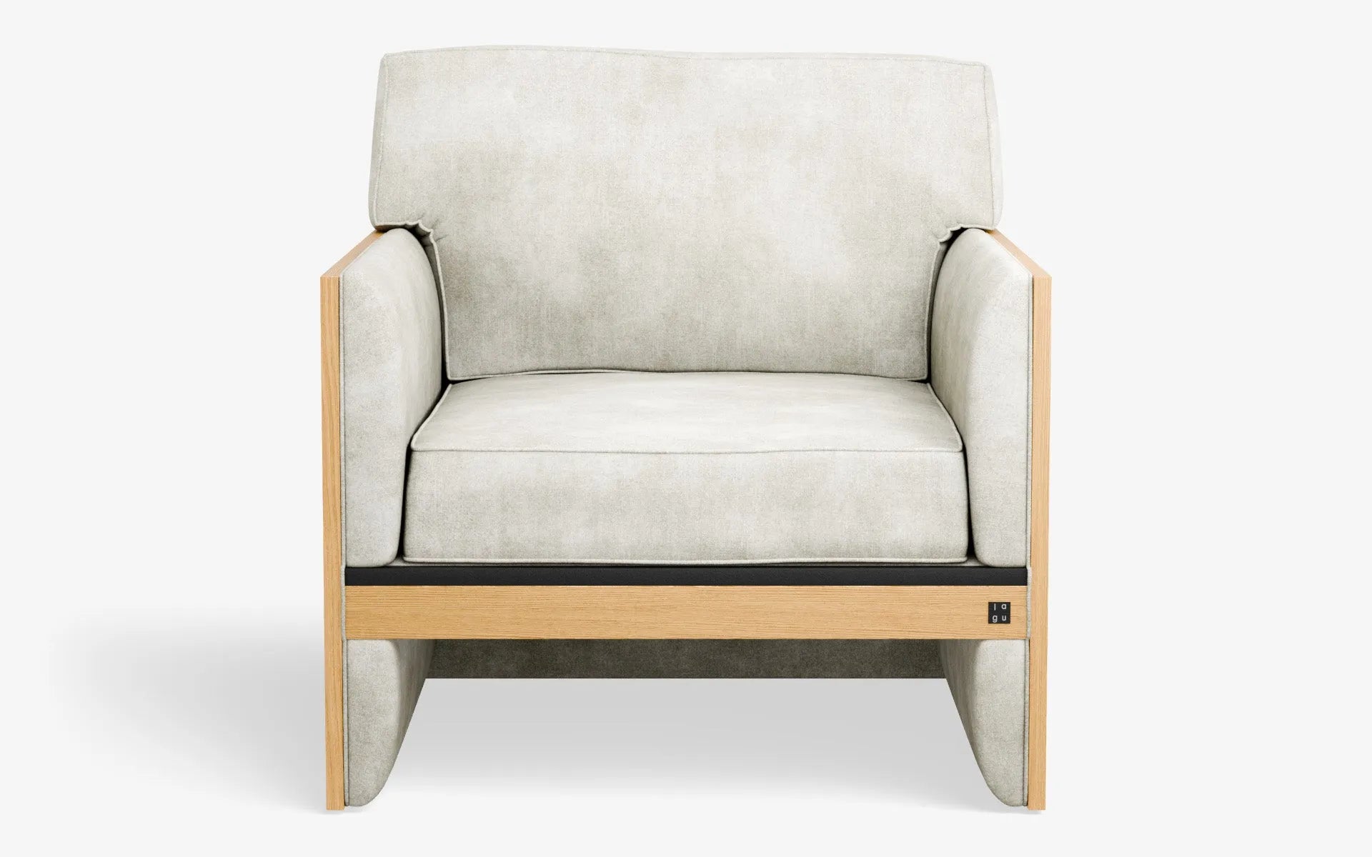 Famed Armchair Light Grey