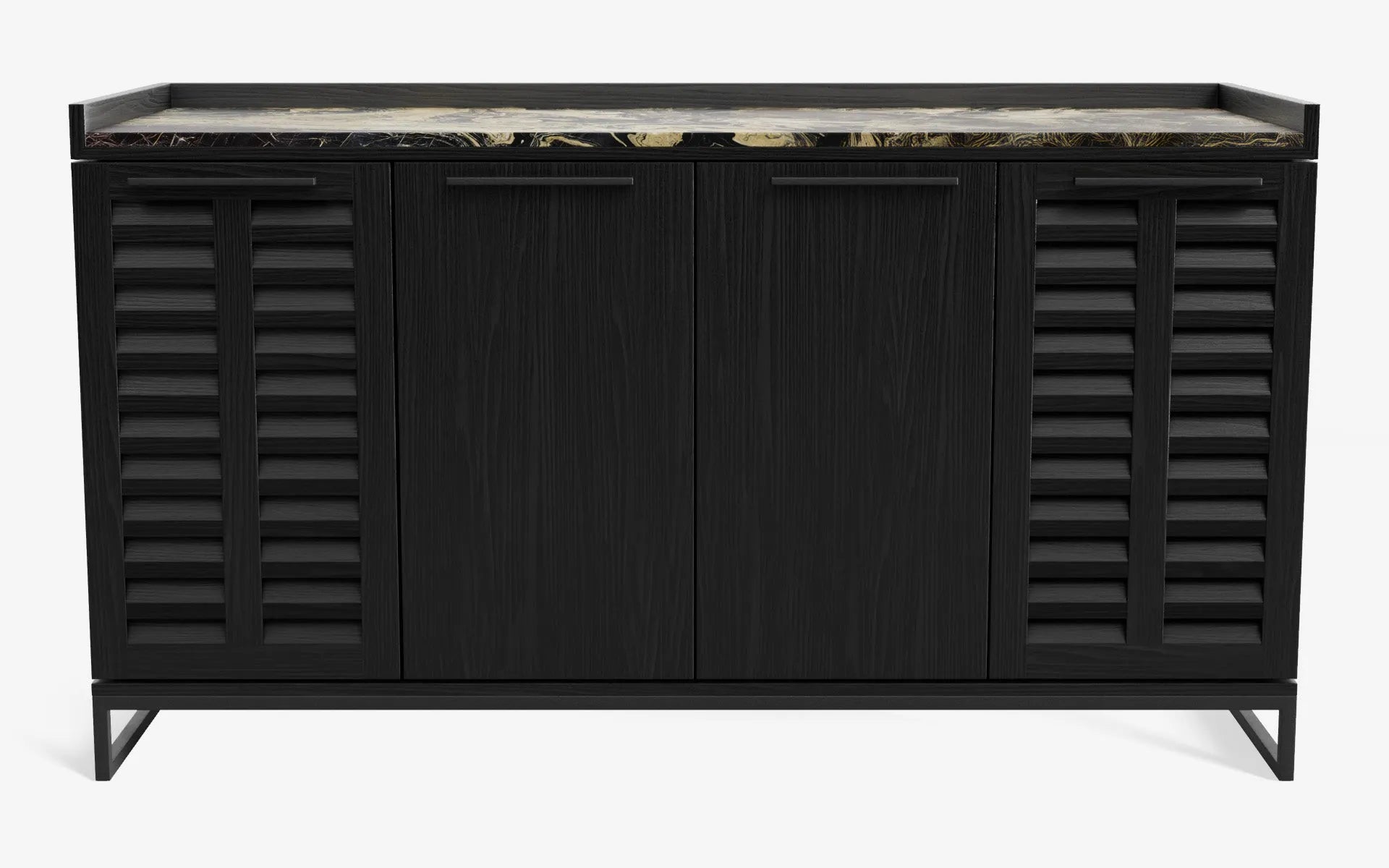 FAMED İçki Dolabı No:2 NERO LABRADOR GOLD Siyah Amerikan Cila Gofrato Siyah | lagu