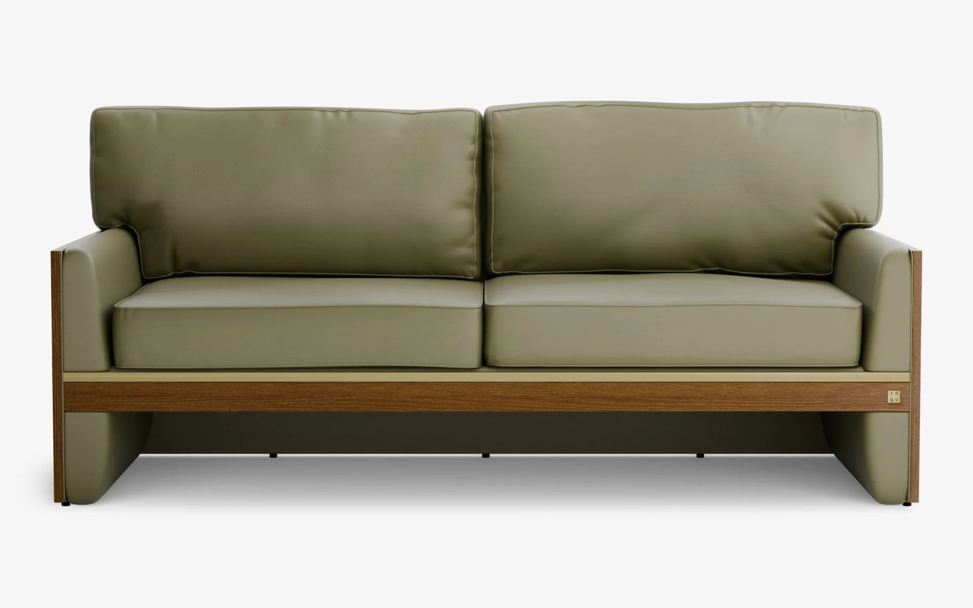 FAMED İkili Kanepe Ahşap Kolçak | lagu