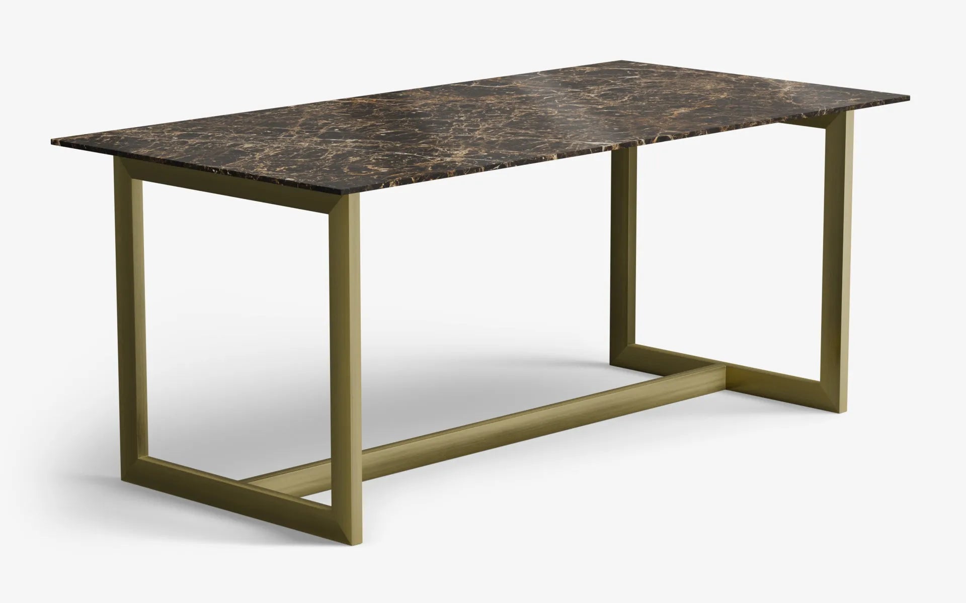 FAMED Masa EMPERADOR DARK Pirinç Kaplama | lagu