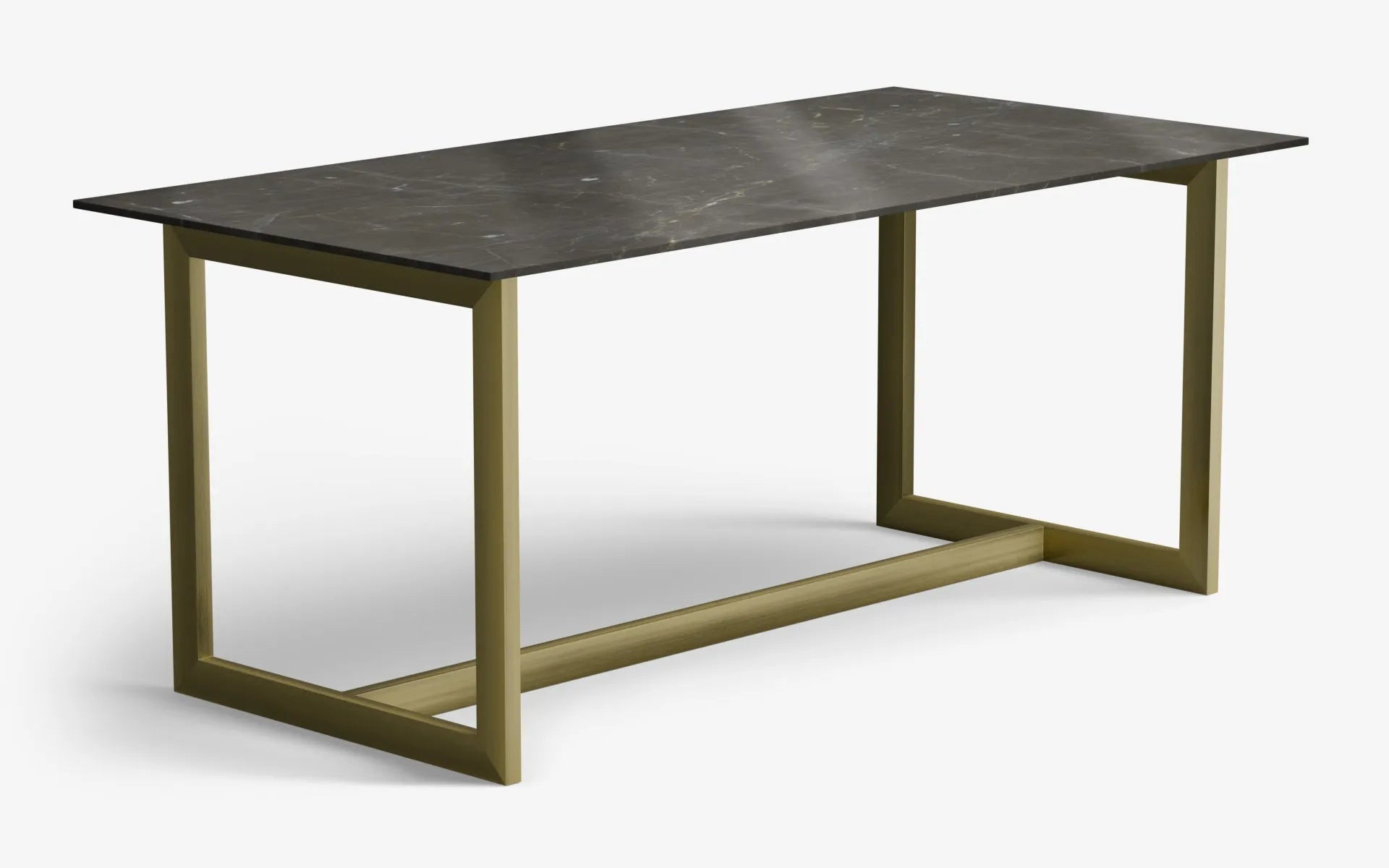 FAMED Masa OLIVE MAROON Pirinç Kaplama | lagu