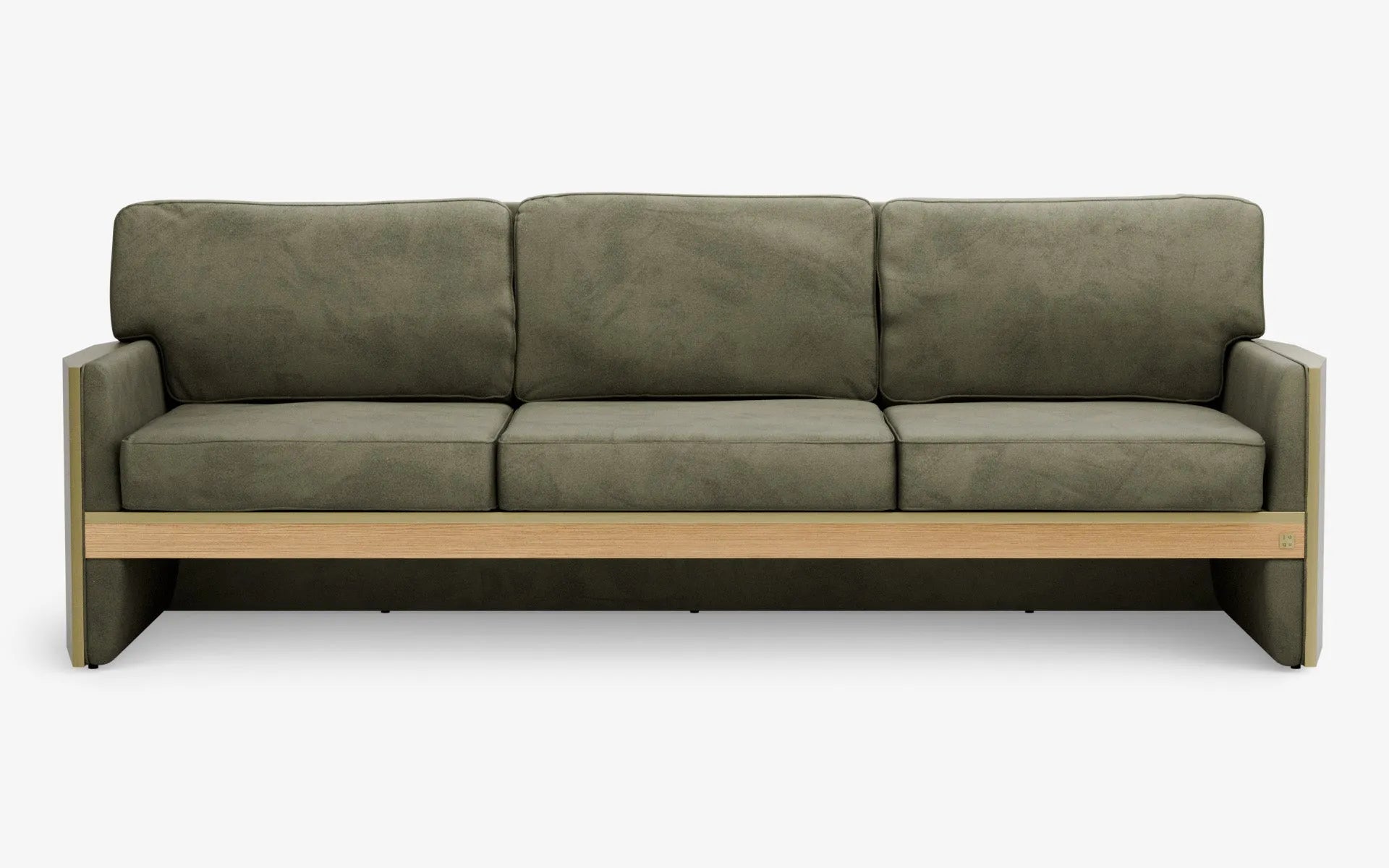 FAMED Triple Sofa Bold Metal Armrest
