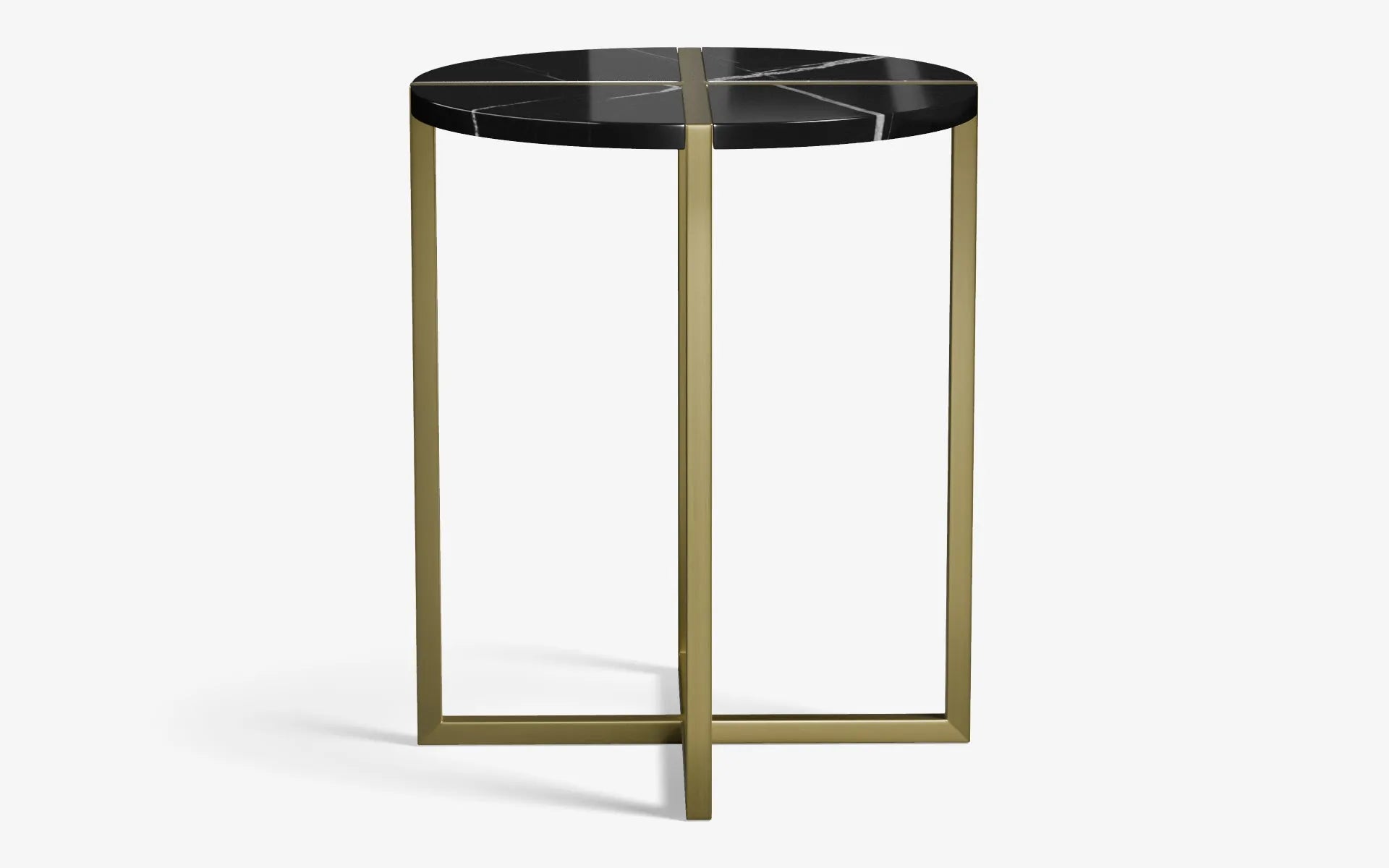 FAMED Yan Sehpa Pirinç Kaplama ALEXANDER BLACK | lagu