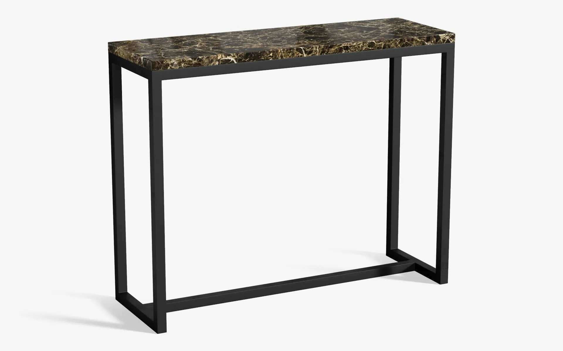 FAMED Uzun Yan Sehpa EMPERADOR DARK Gofrato Siyah | lagu