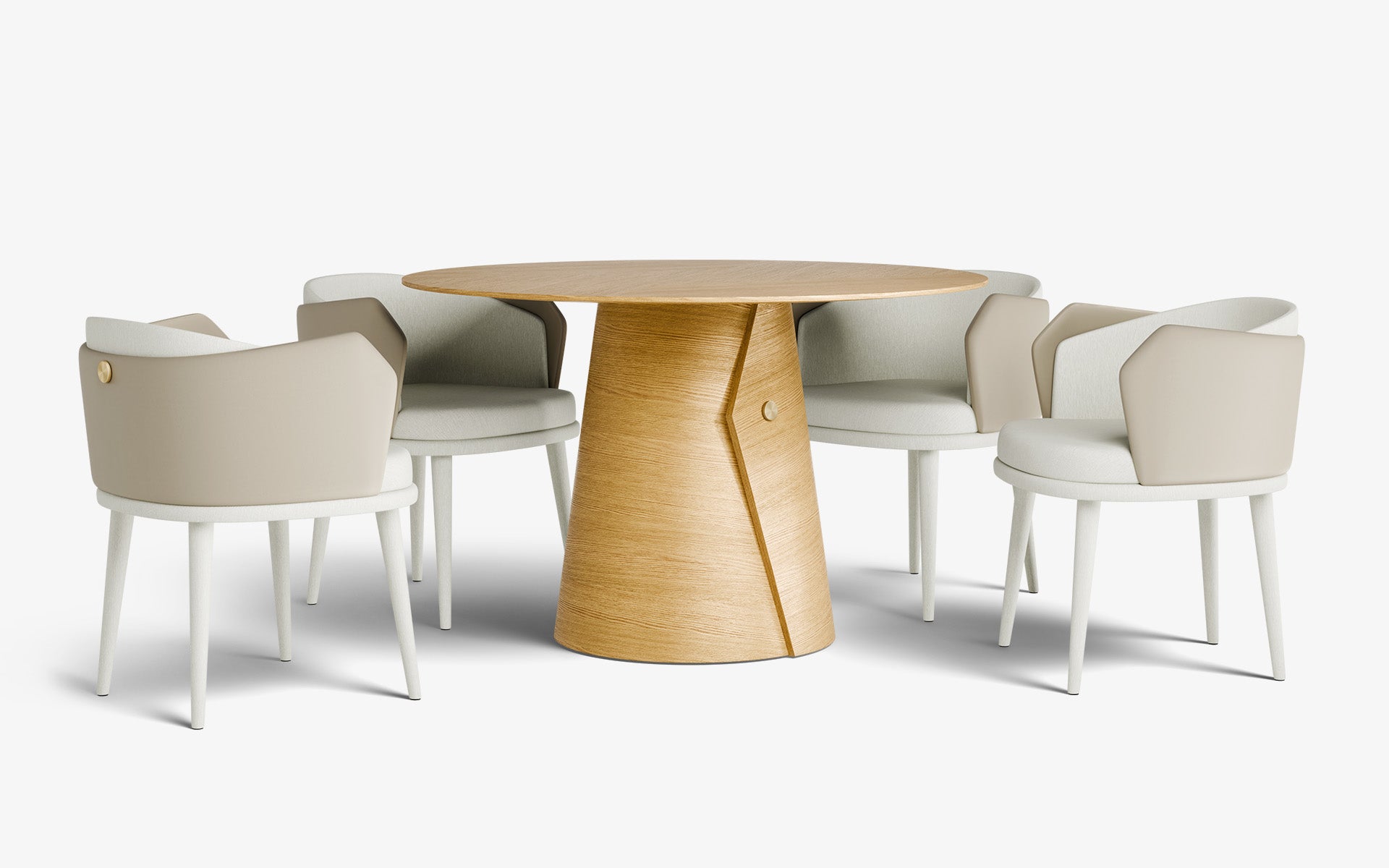 FOLD Table + 4 FOLD Chair Set