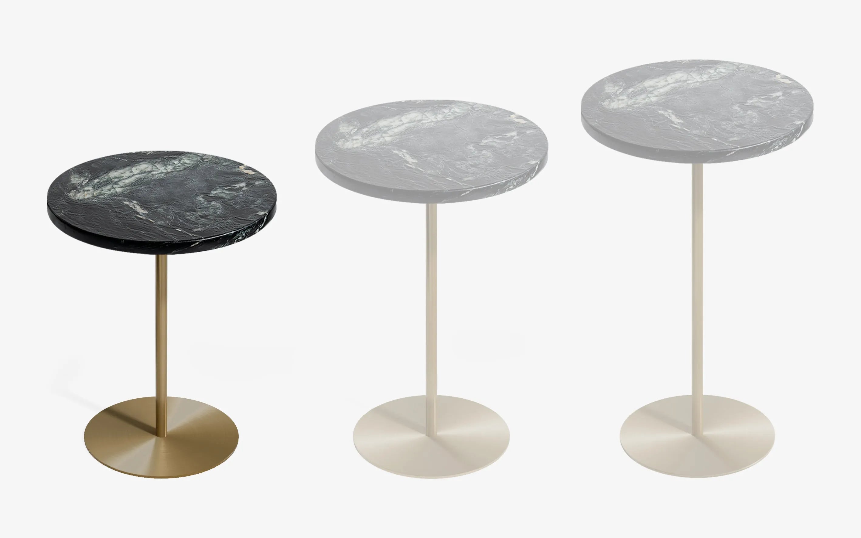 BASIC Yan Sehpa Limited Edition Cipollino Pirinç Kaplama 44 cm | lagu