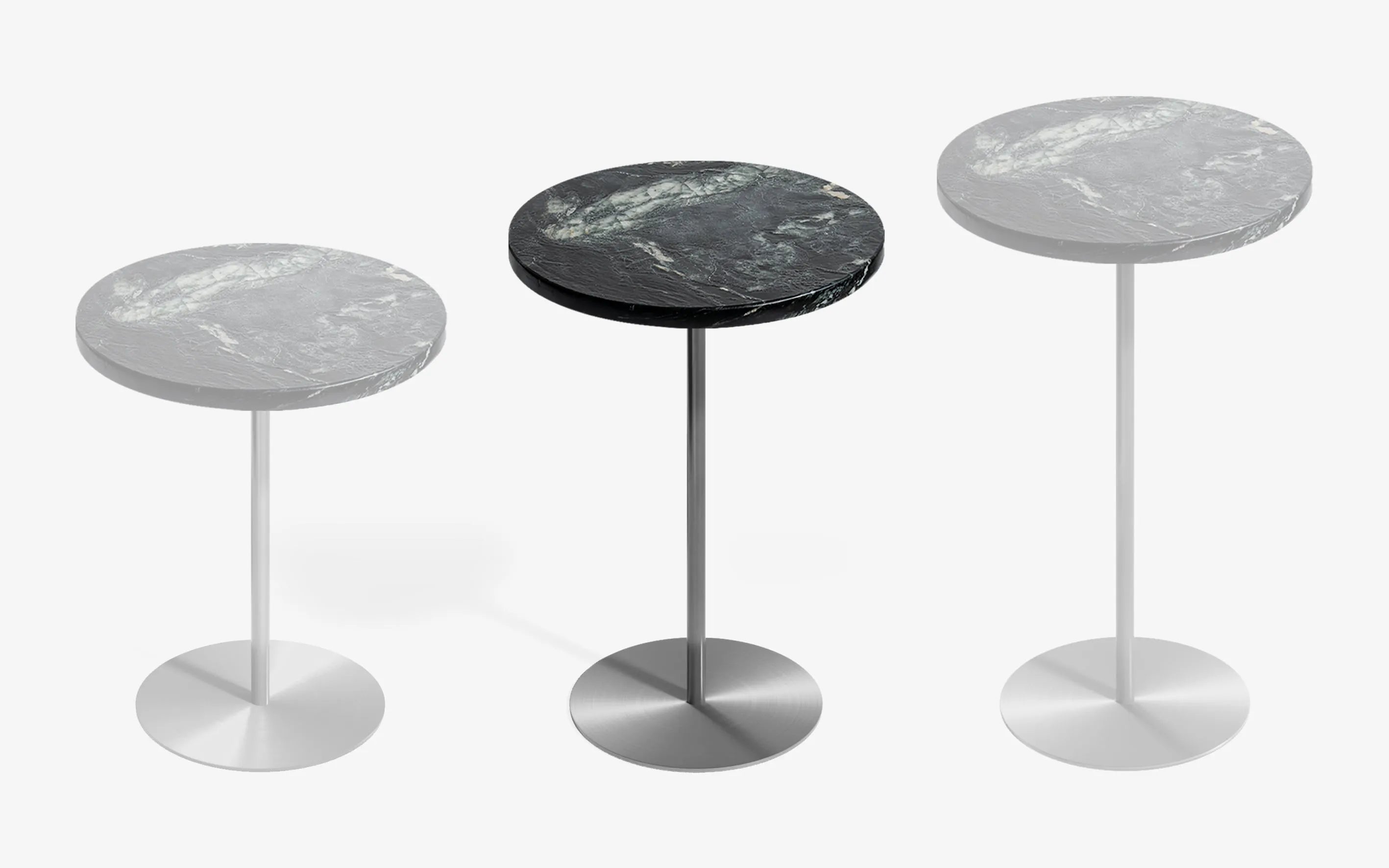 BASIC Yan Sehpa Limited Edition Cipollino Satine Krom 52 cm | lagu