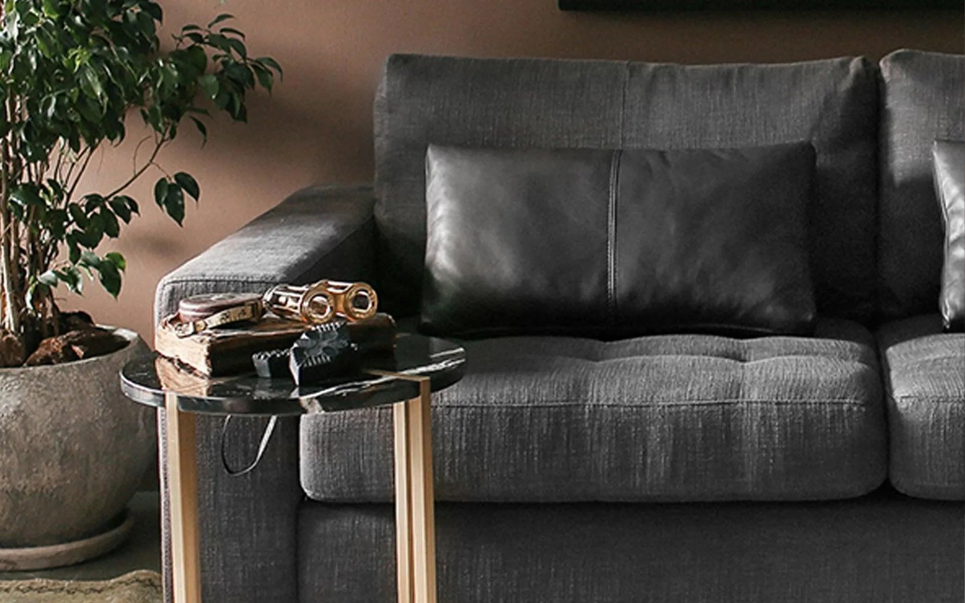 ARTHUR İkili Kanepe Siyah | lagu