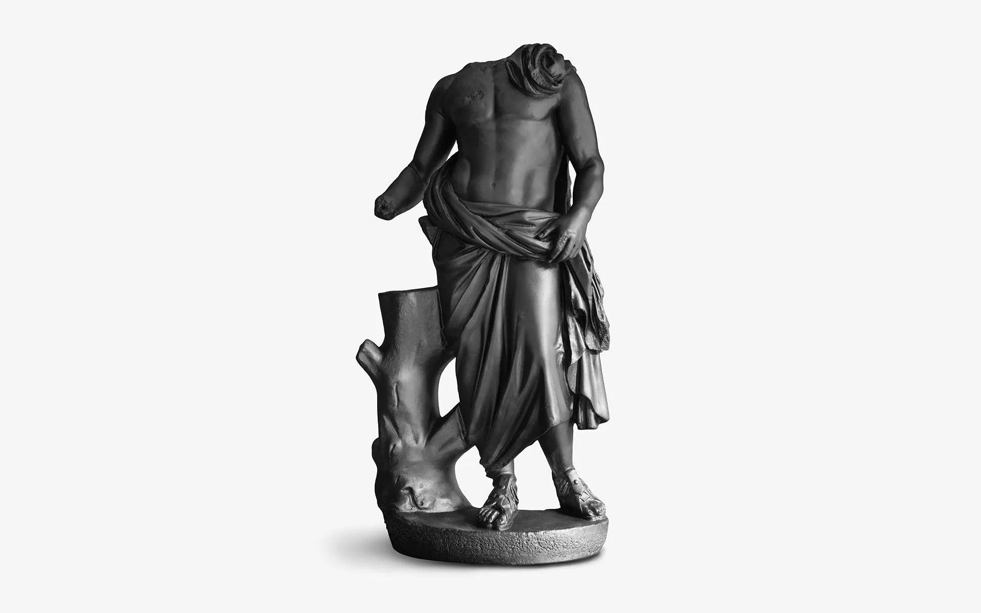 Asclepius Siyah - lagu.shop - Heykel