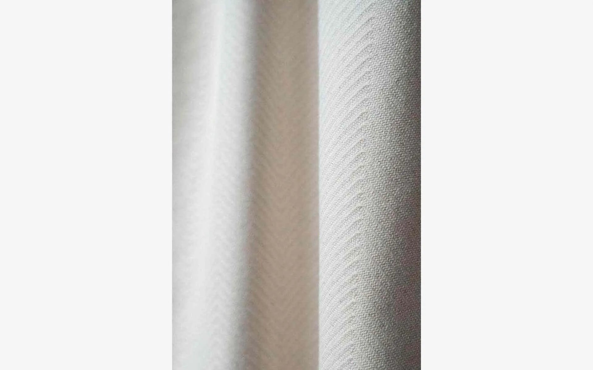 Bej Zikzak Desenli Pamuklu Şal Koltuk Şalı | lagu