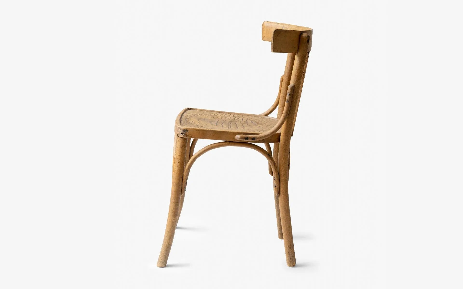 Çatlak Görünümlü Vintage Thonet Sandalye - lagu.shop - Sandalye