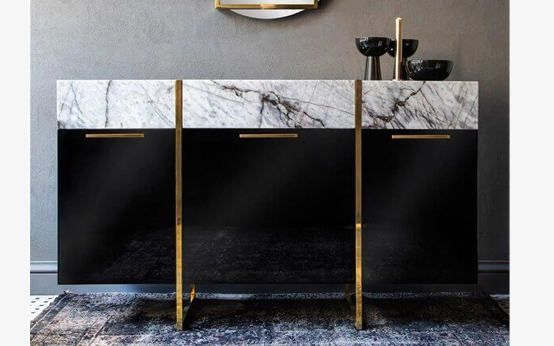 FAMED Konsol No:3 Carrara White | lagu