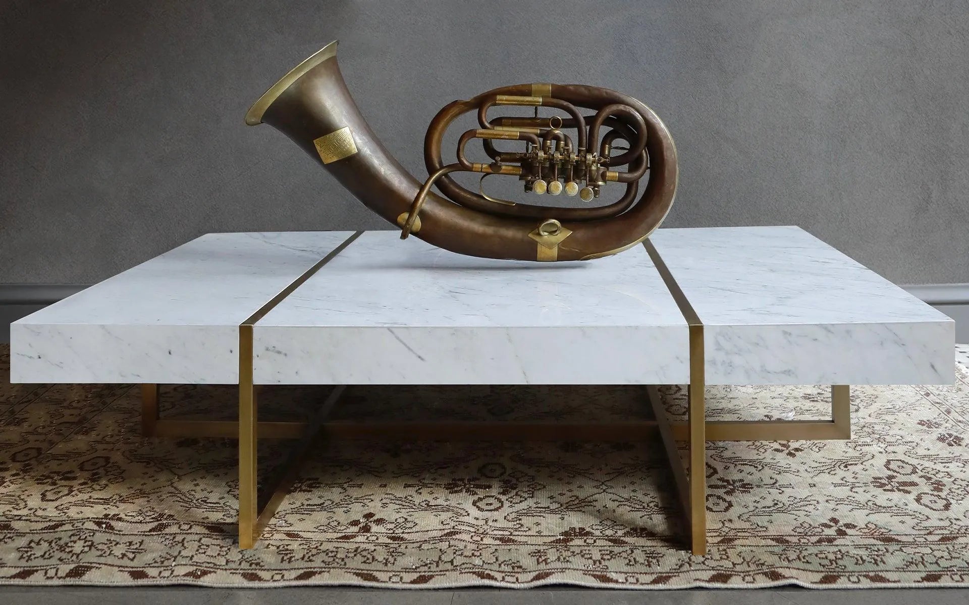 FAMED Orta Sehpa Mermer Tablalı | lagu