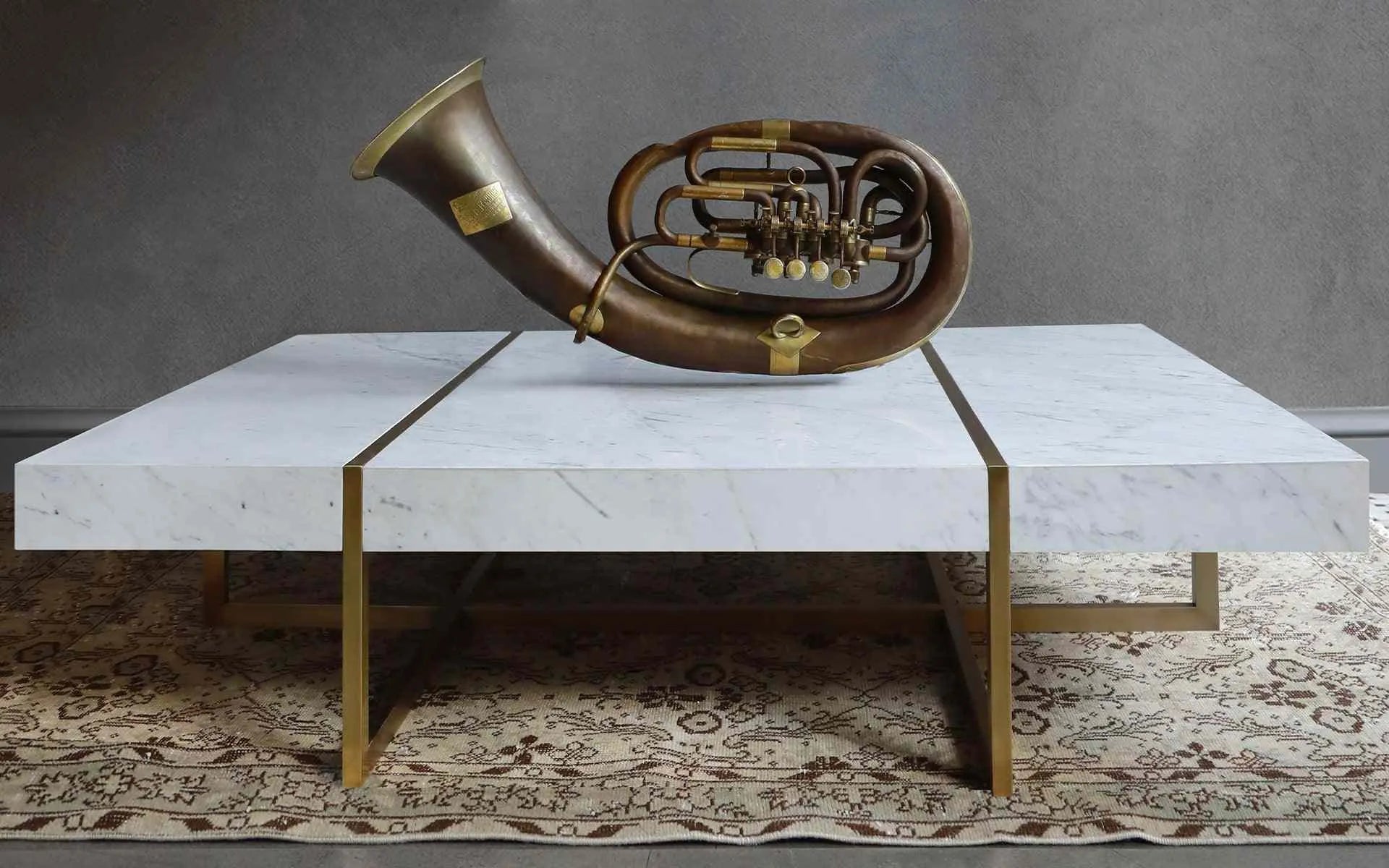 Famed Orta Sehpa Beyaz Büyük (Teşhir) - lagu.shop - Orta Sehpa