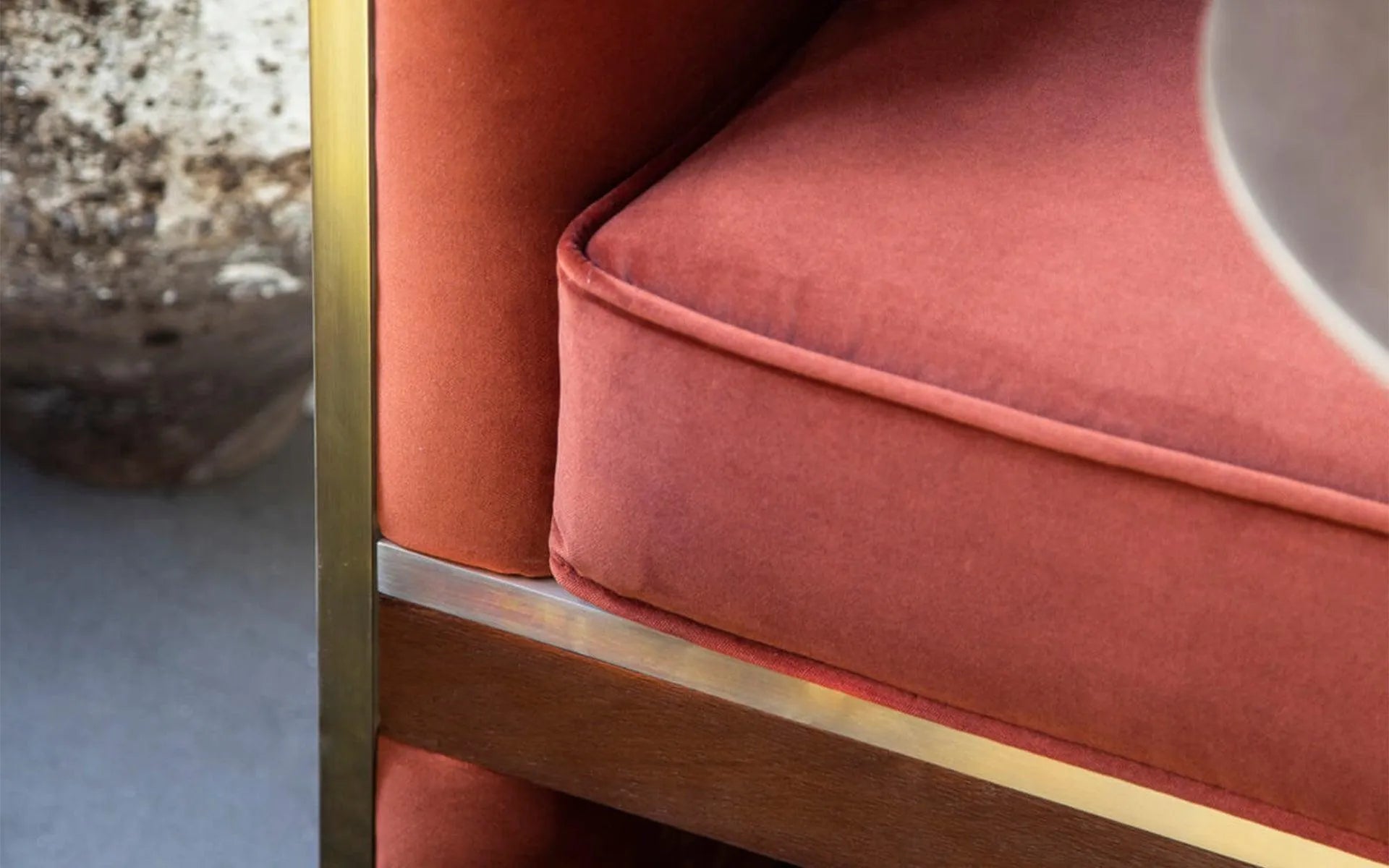 FAMED Üçlü Kanepe Ahşap Kolçak | lagu