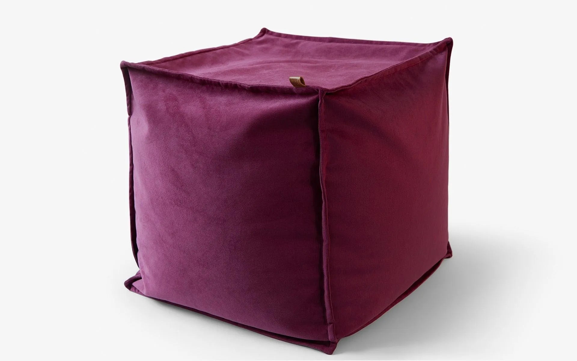 Natur Puf Bordo - lagu.shop - Puf