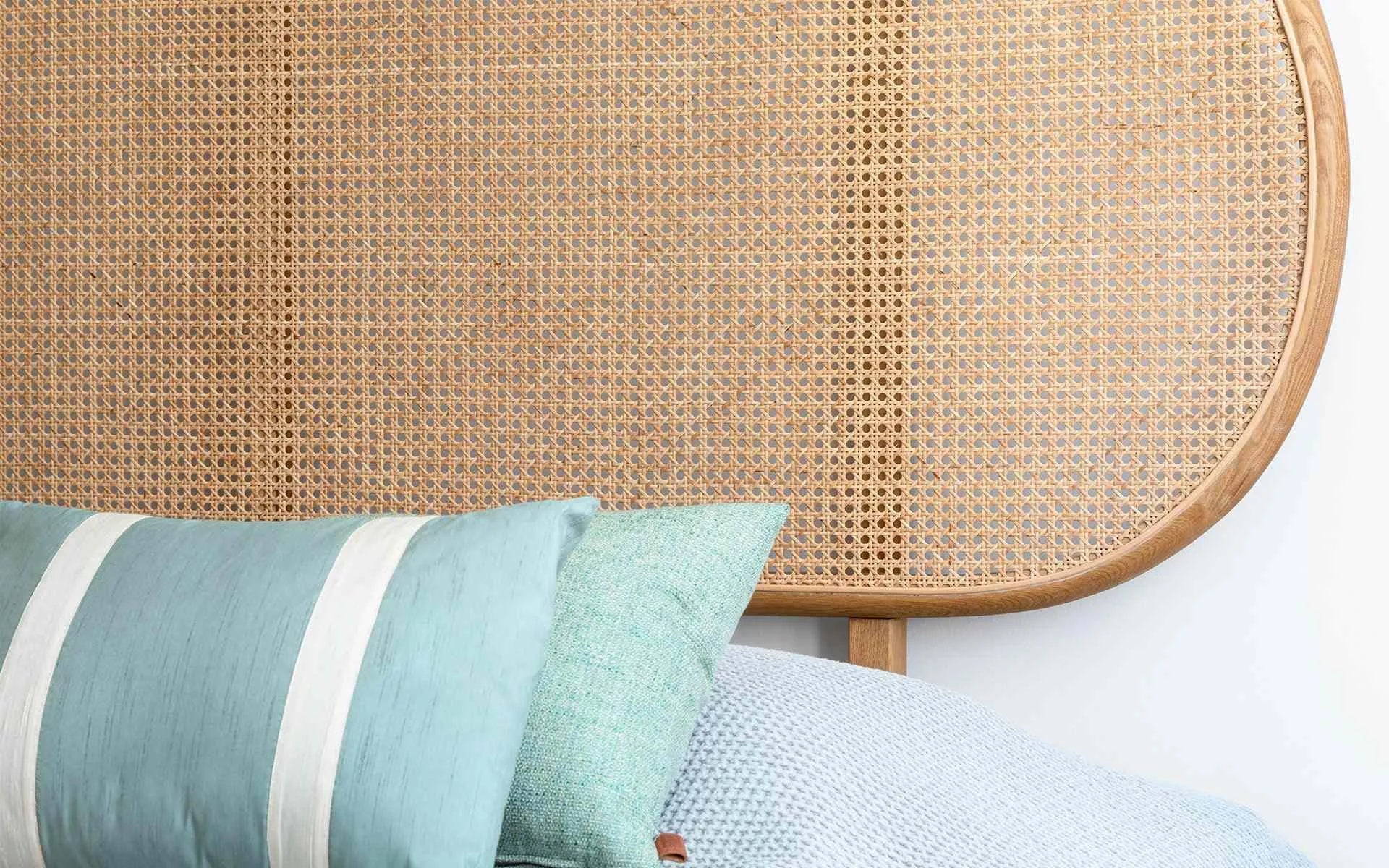 Natur Yatak Başlığı Yuvarlak Hatlı Hazeran | lagu