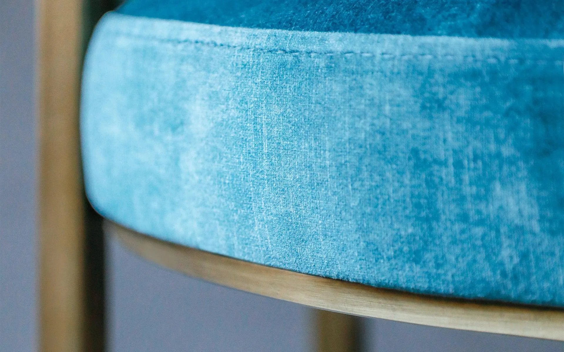 RECALLED Sandalye Mavi Kadife | lagu