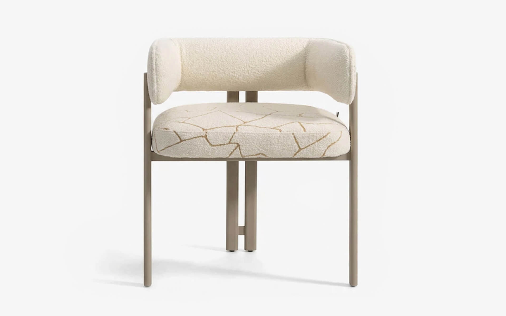 SUİ Sandalye Bej Desenli 2 Bej Gri | lagu