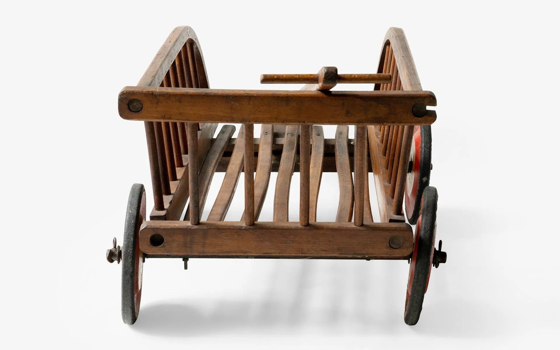 Vintage Ahşap Oyuncak Çekçek Vagon - lagu.shop - Dekoratif Eşya