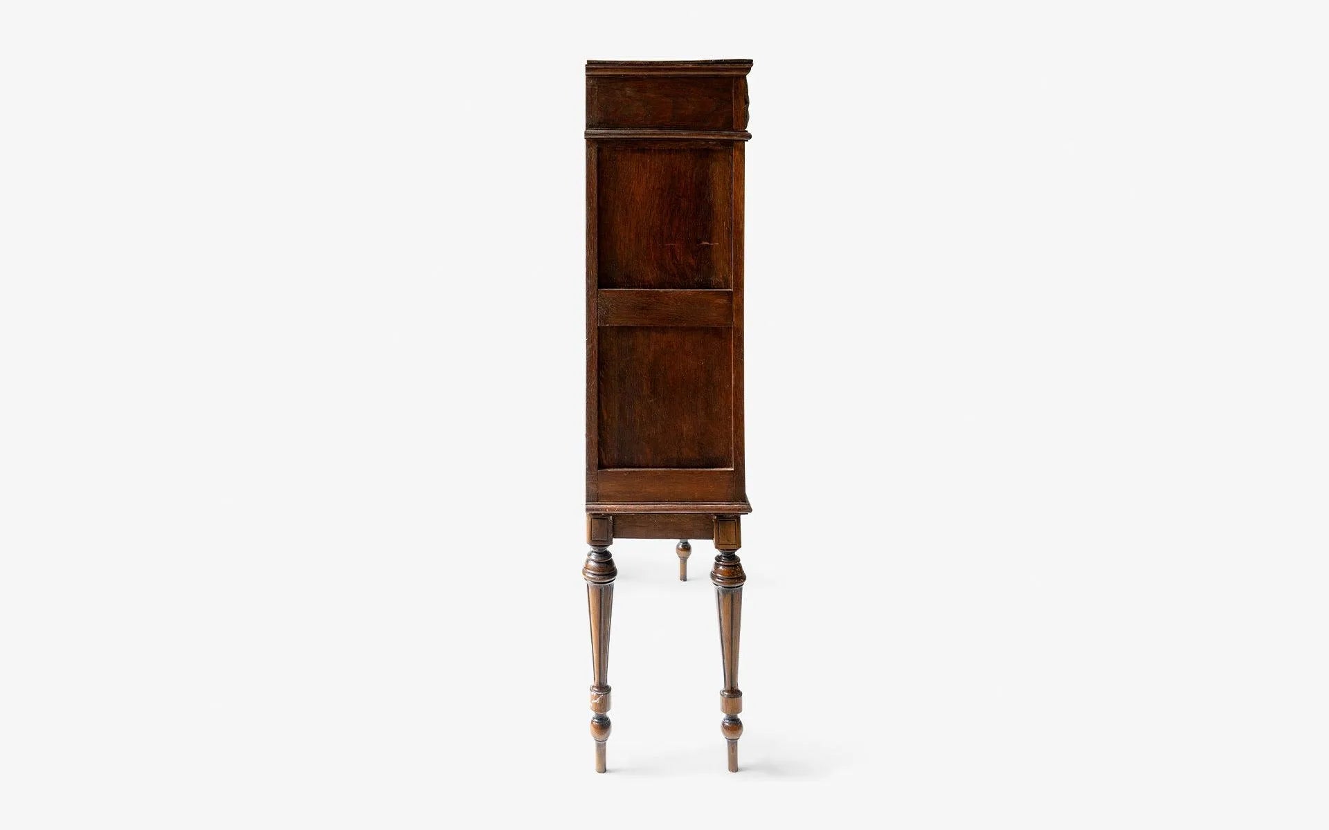 Vitray Camlı Vintage Ahşap Büfe - lagu.shop - Büfe