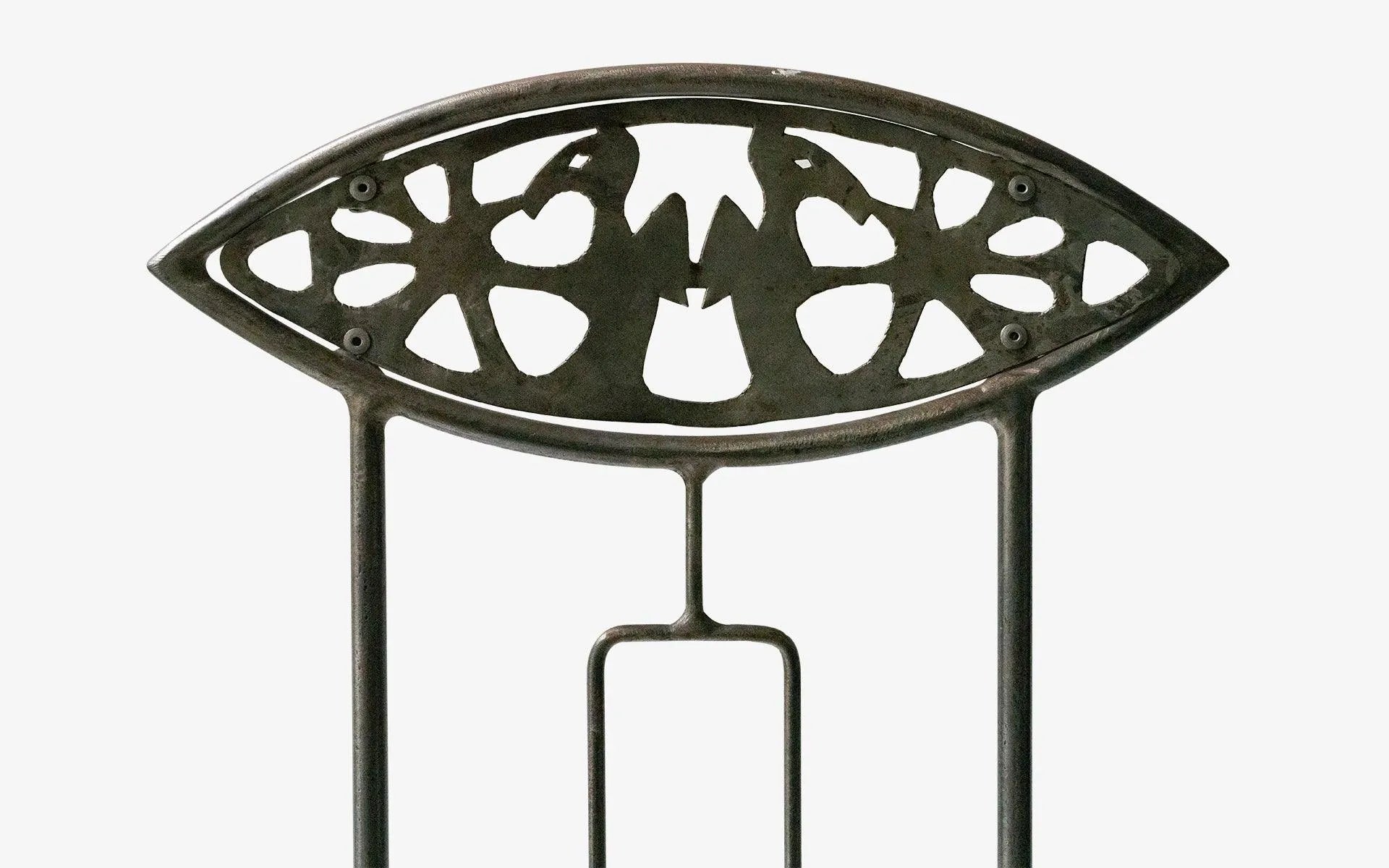 Yüksek Sırtlı Metal Hasırlı Sandalye 2'li Set - lagu.shop - Sandalye
