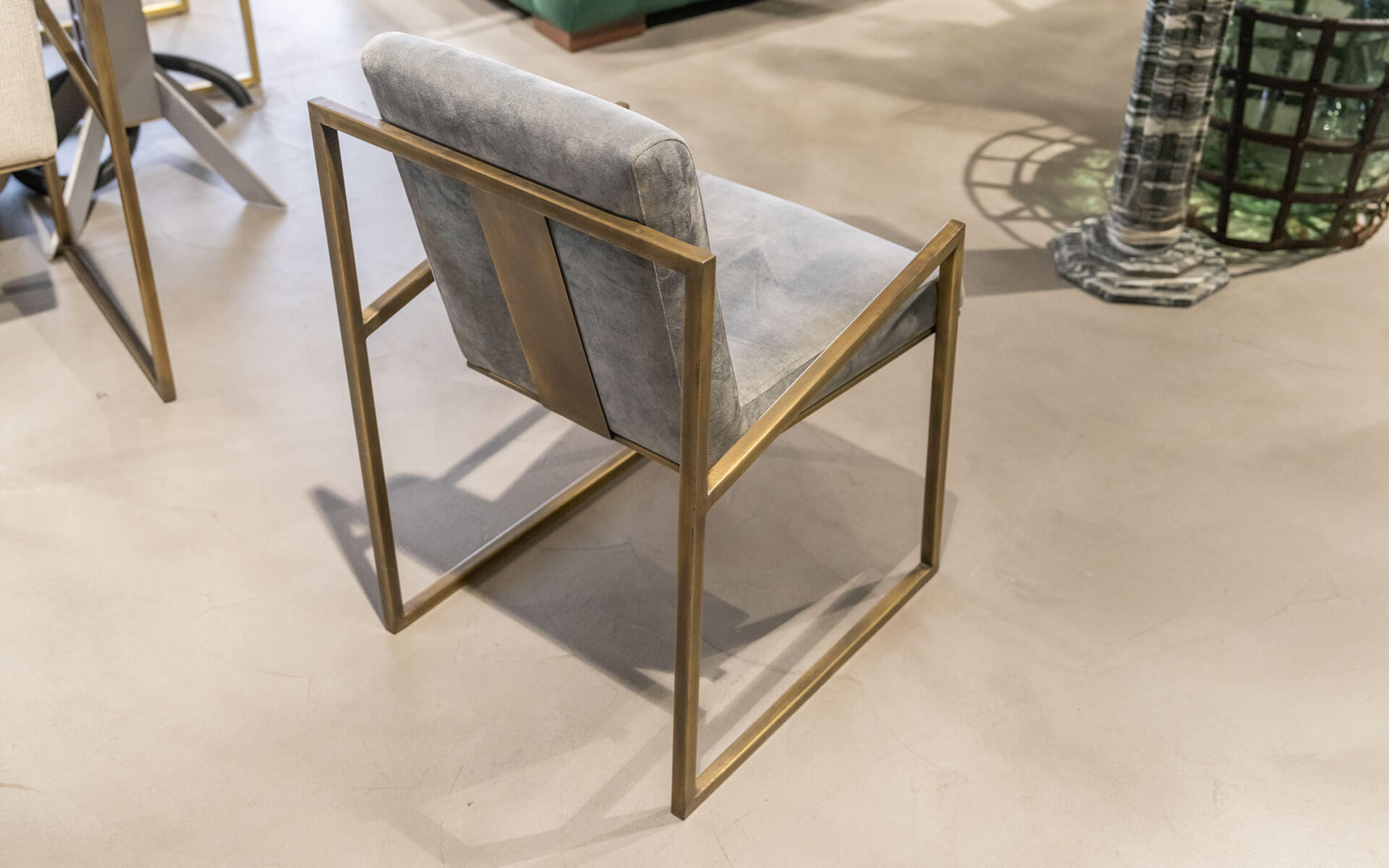 FAMED Chair Grey Fabric (Display)