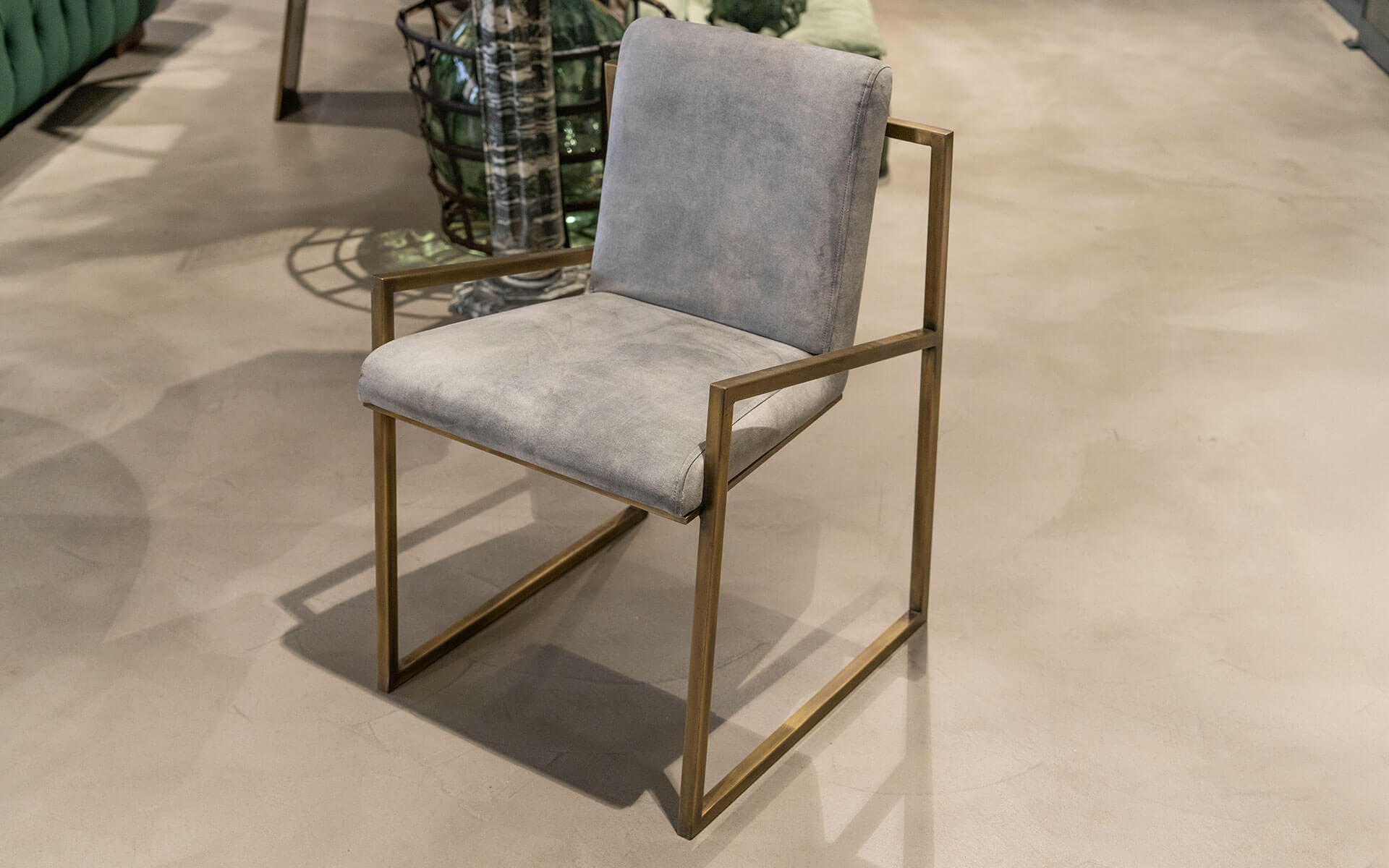 FAMED Chair Grey Fabric (Display)