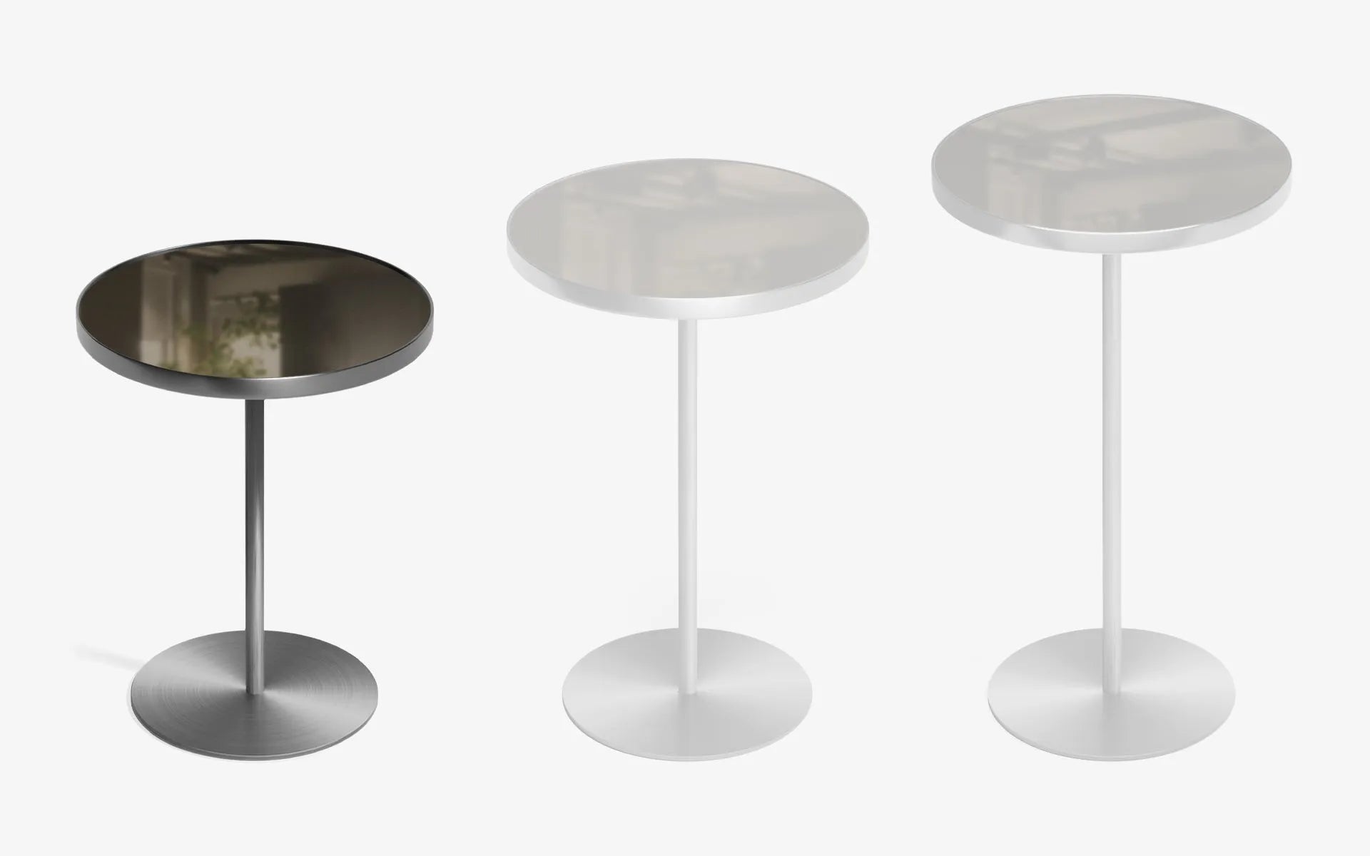 BASIC Self Yan Sehpa Bronz Ayna Satine Krom 44 cm | lagu