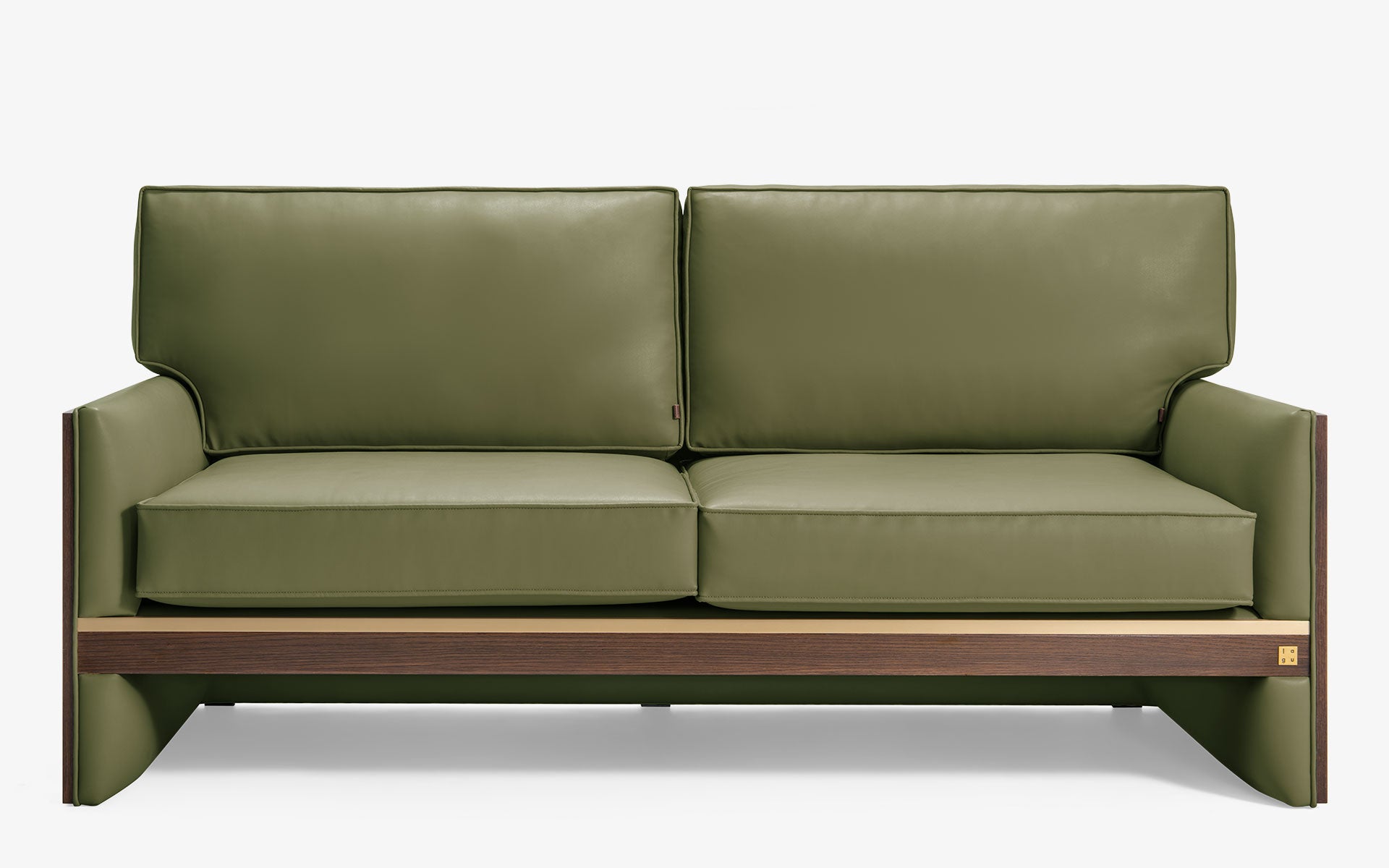 FAMED İkili Kanepe Ahşap Kolçak | lagu