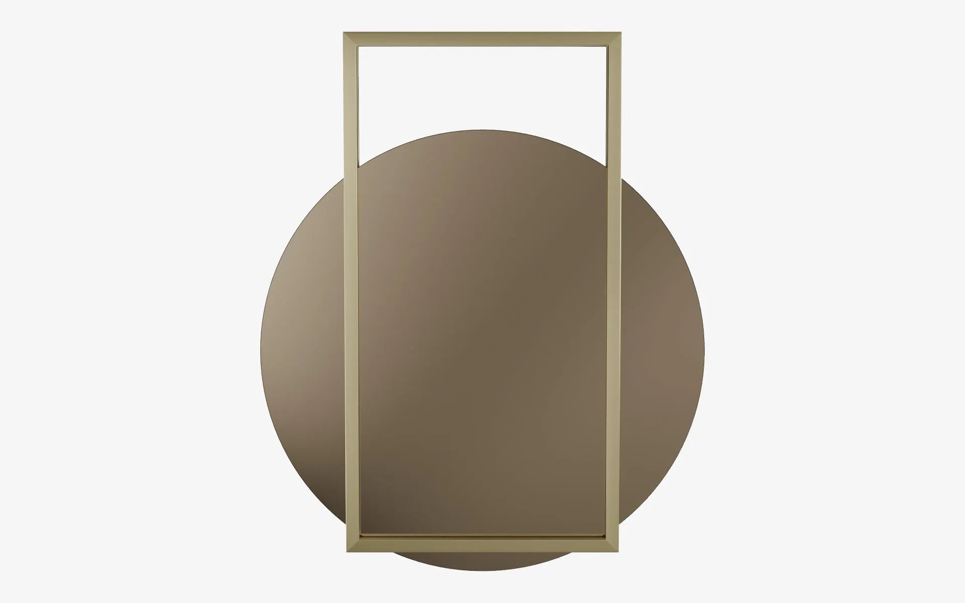 FAMED Ayna Bronz Pirinç Kaplama | lagu