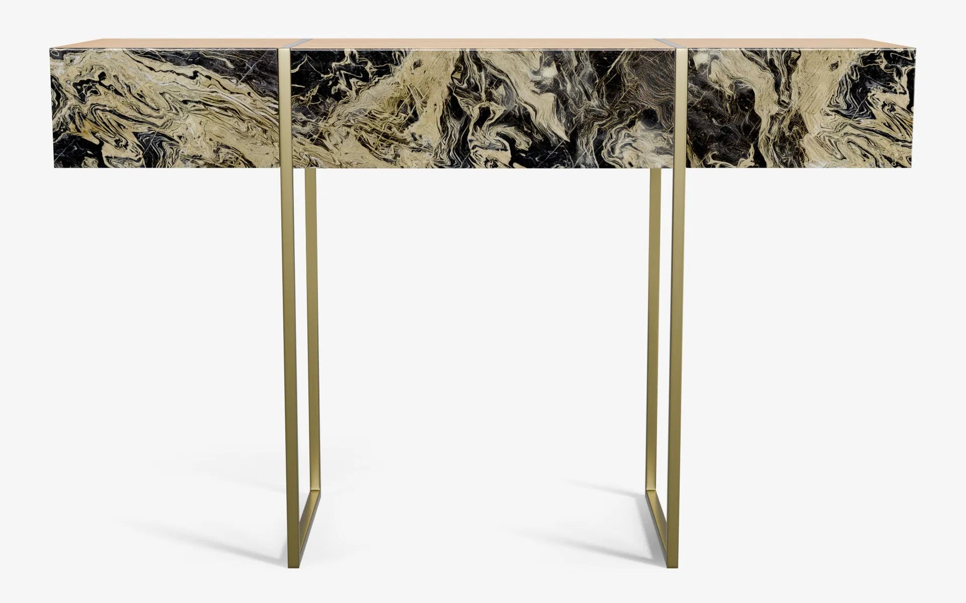 FAMED Dresuar Pirinç Kaplama Açık Meşe Kaplama NERO LABRADOR GOLD | lagu