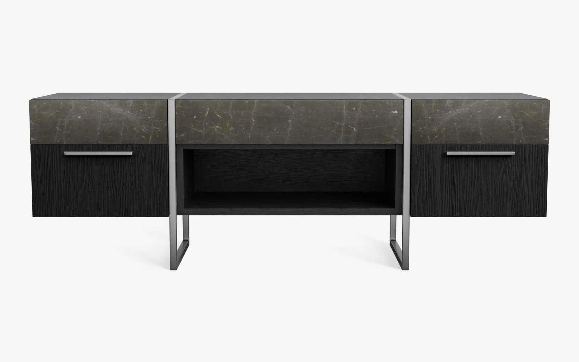 FAMED TV Ünitesi No:1 OLIVE MAROON Siyah Amerikan Cila Satine Krom | lagu