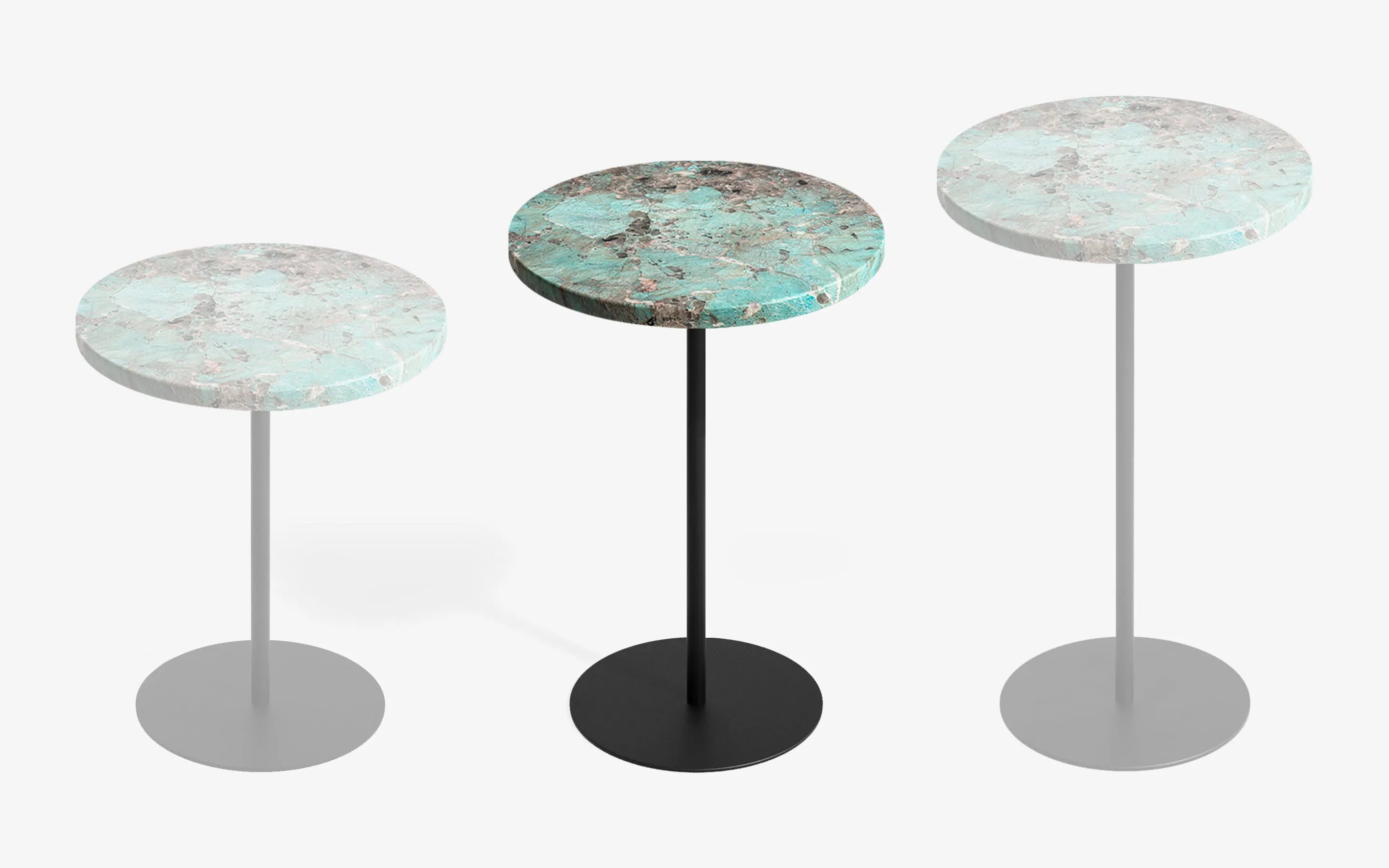 BASIC Yan Sehpa Limited Edition Amazonite Gofrato Siyah 52 cm | lagu