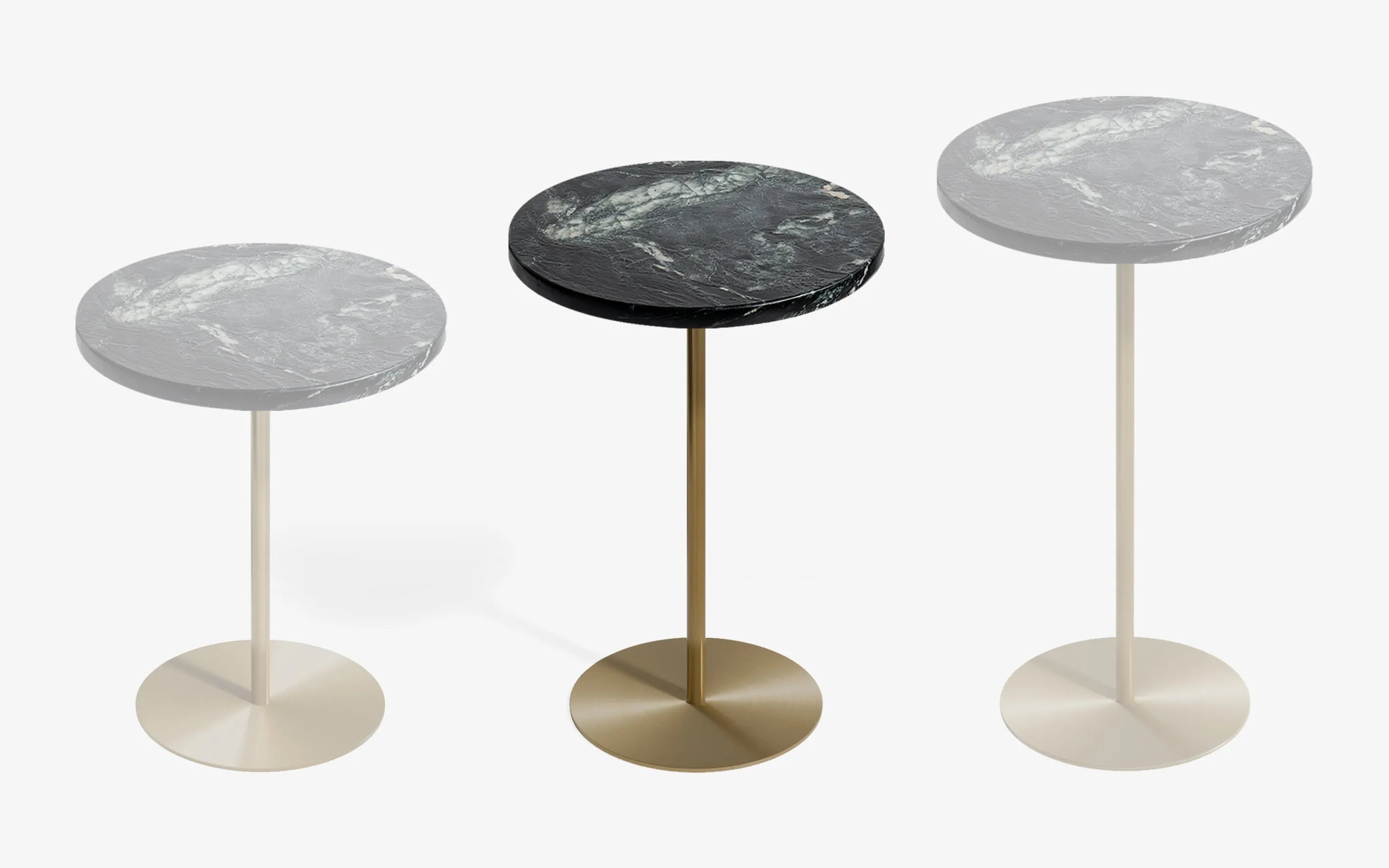 BASIC Yan Sehpa Limited Edition Cipollino Pirinç Kaplama 52 cm | lagu