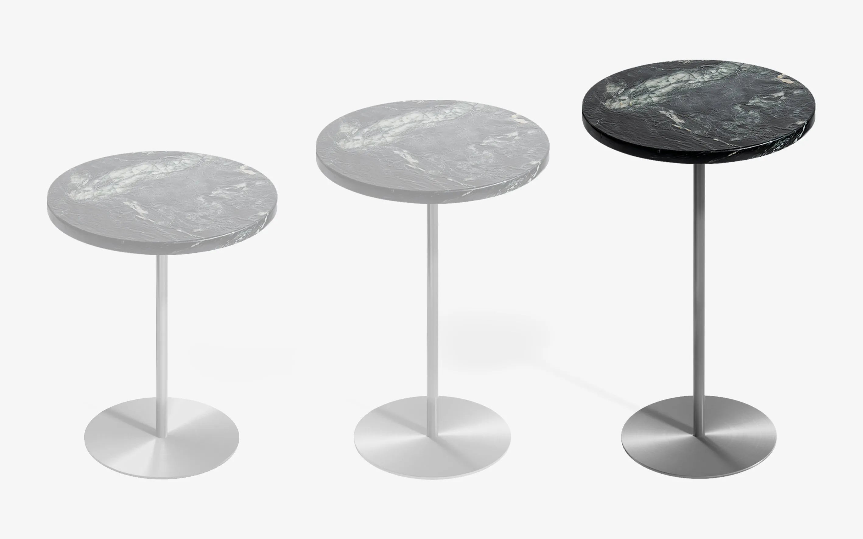 BASIC Yan Sehpa Limited Edition Cipollino Satine Krom 60 cm | lagu