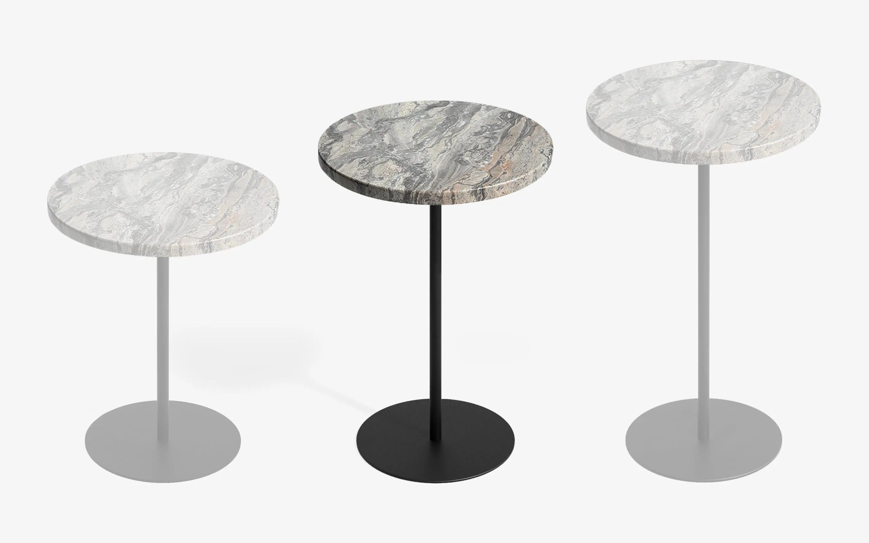 BASIC Yan Sehpa Limited Edition Grigio Orobico Gofrato Siyah 52 cm | lagu