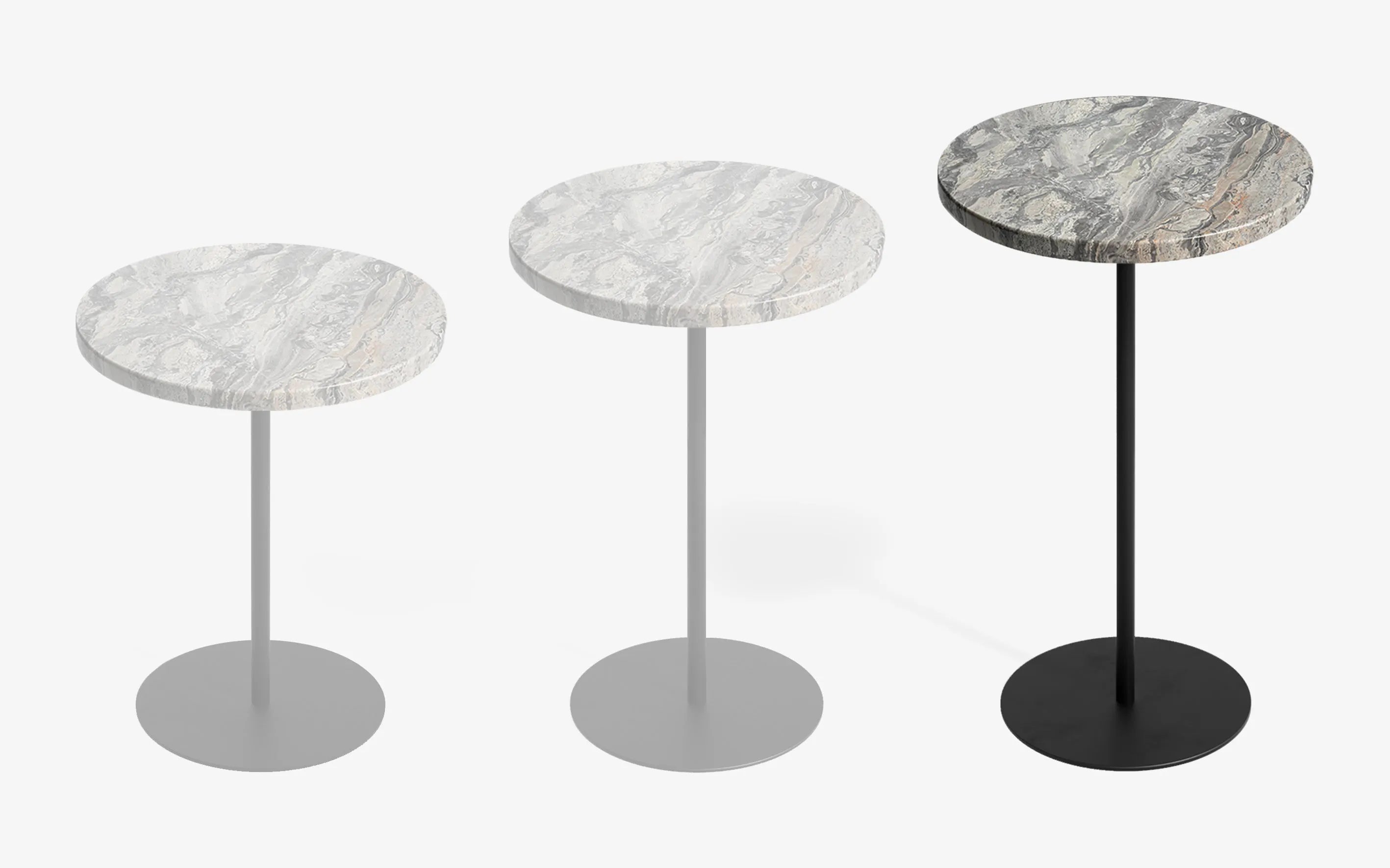 BASIC Yan Sehpa Limited Edition Grigio Orobico Gofrato Siyah 60 cm | lagu