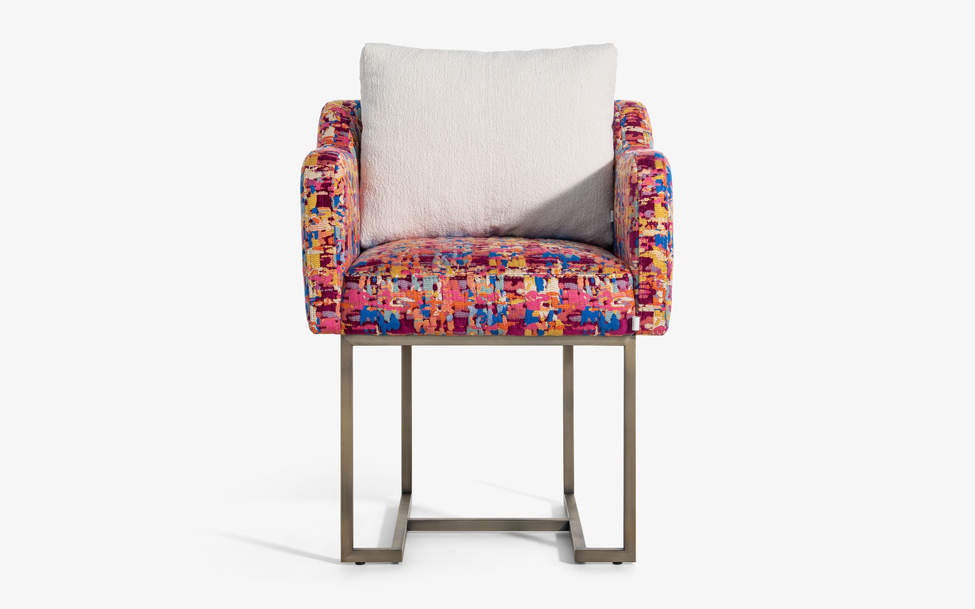 PAPILLONNE Sandalye Pembe Kenzo Pirinç Kaplama Bej Buklet | lagu