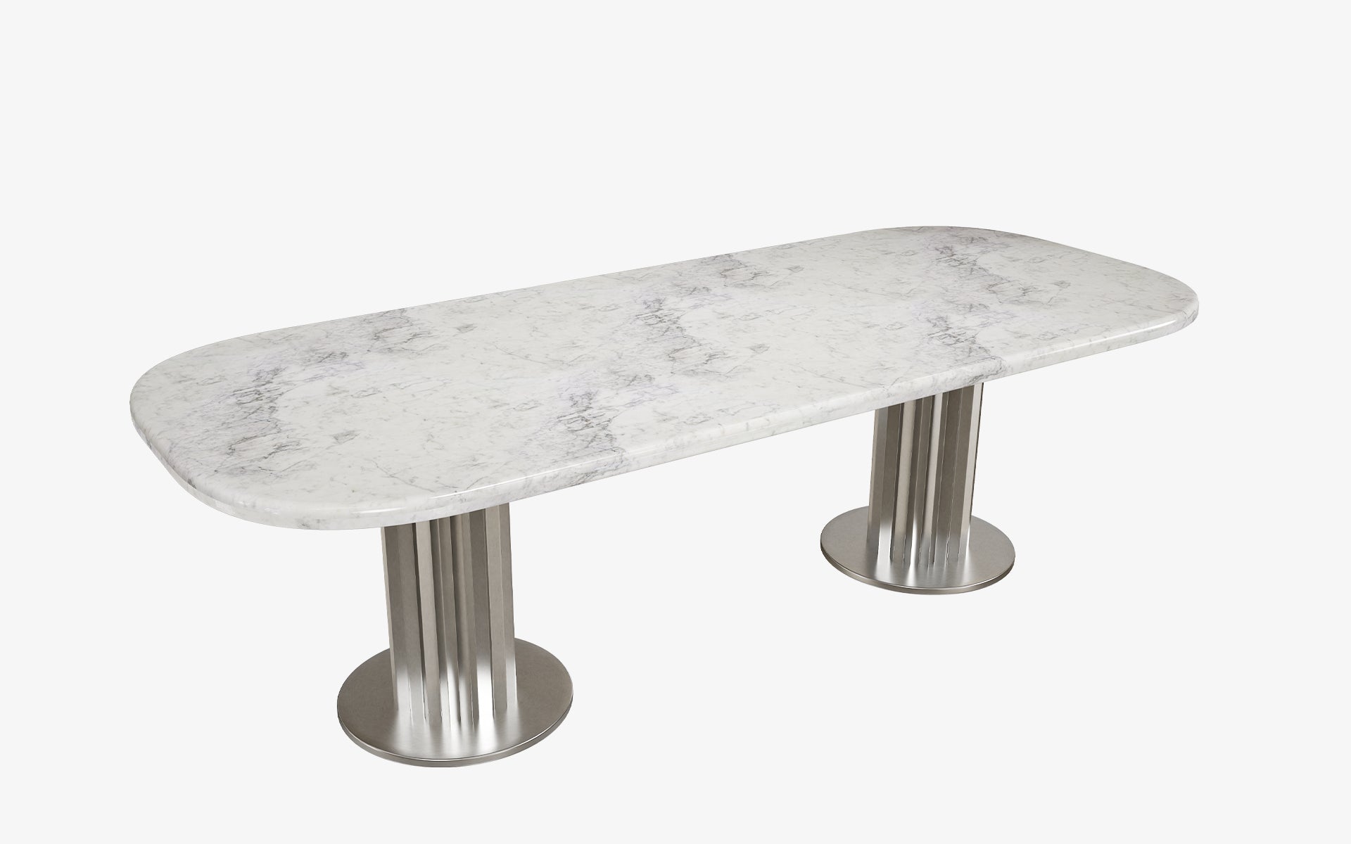 Recalled Table Carrara White