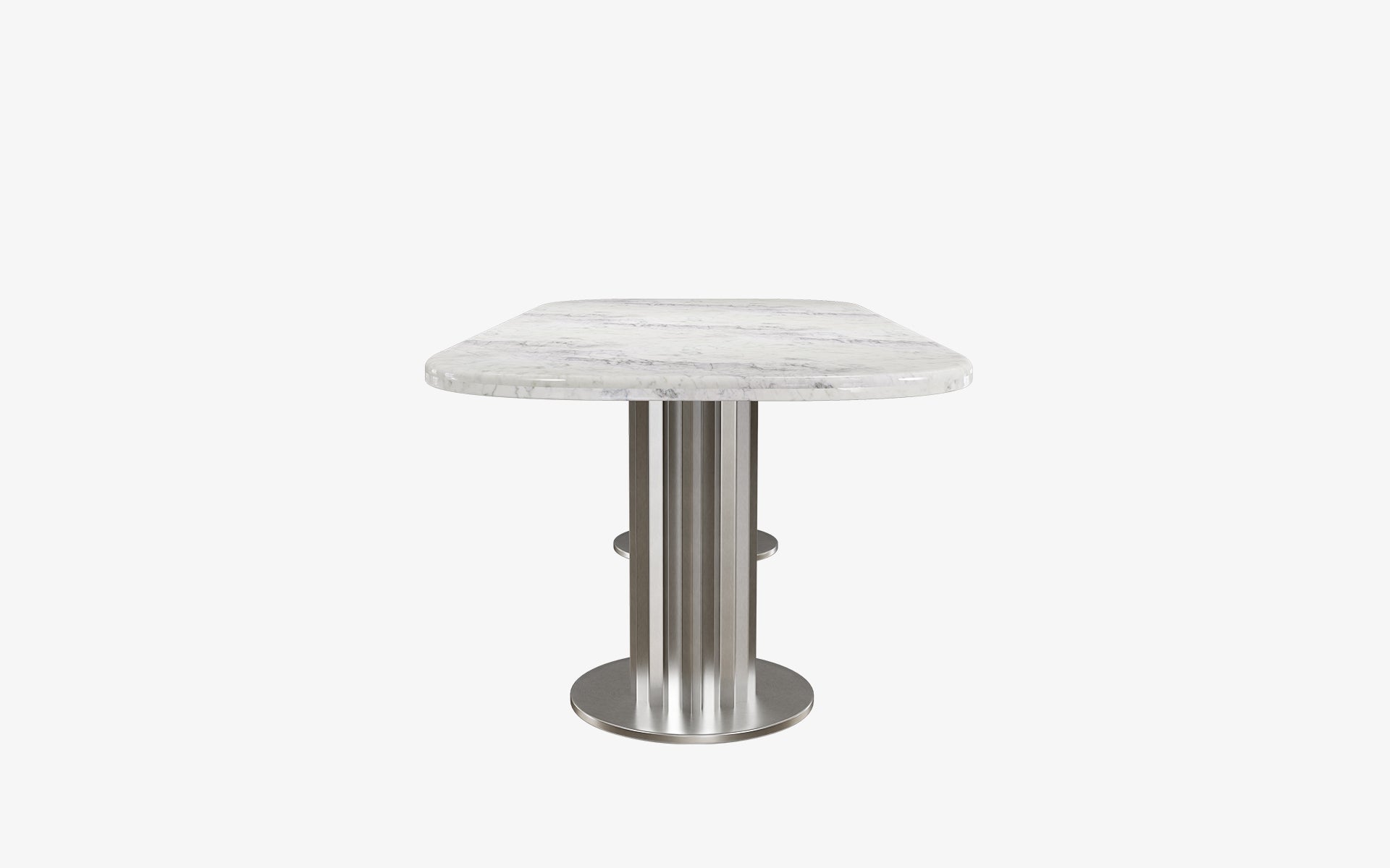 Recalled Table Carrara White