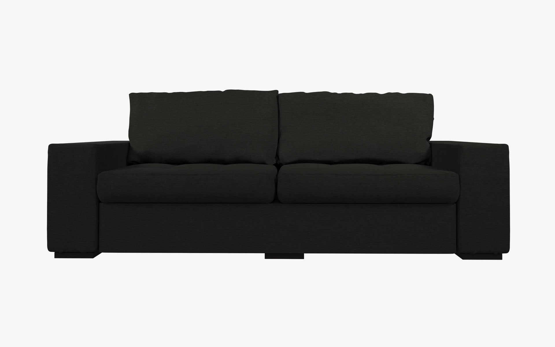 Arthur Two Seater Sofa Black
