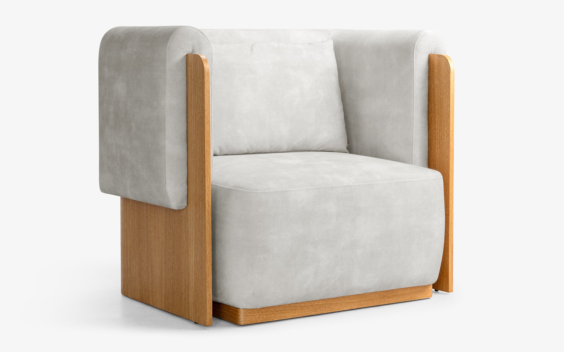 BAIKA Armchair Light Gray